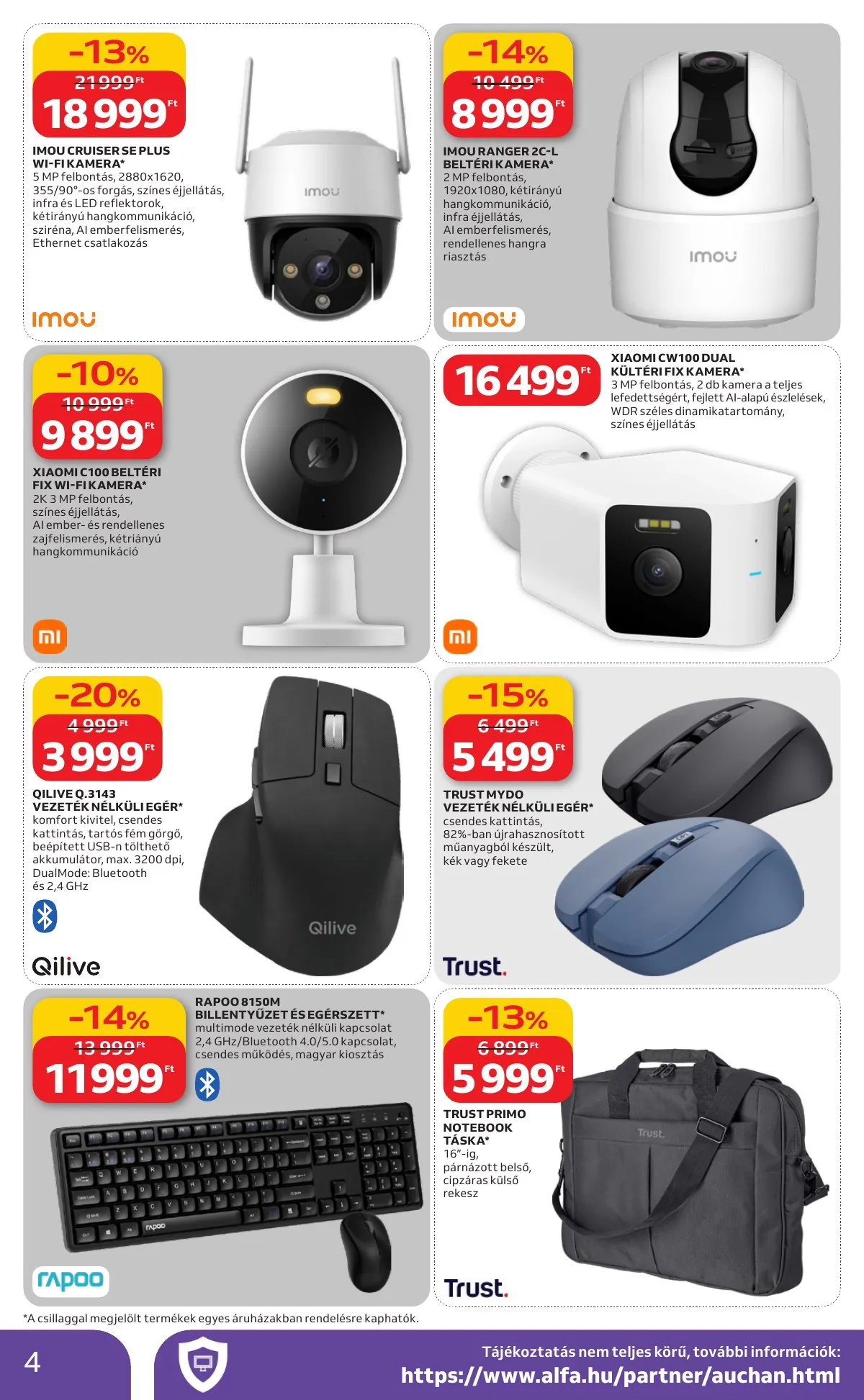 Auchan akciós újság Hipermarket Husveti elektonikai 03.19–04.04 – 4. oldal