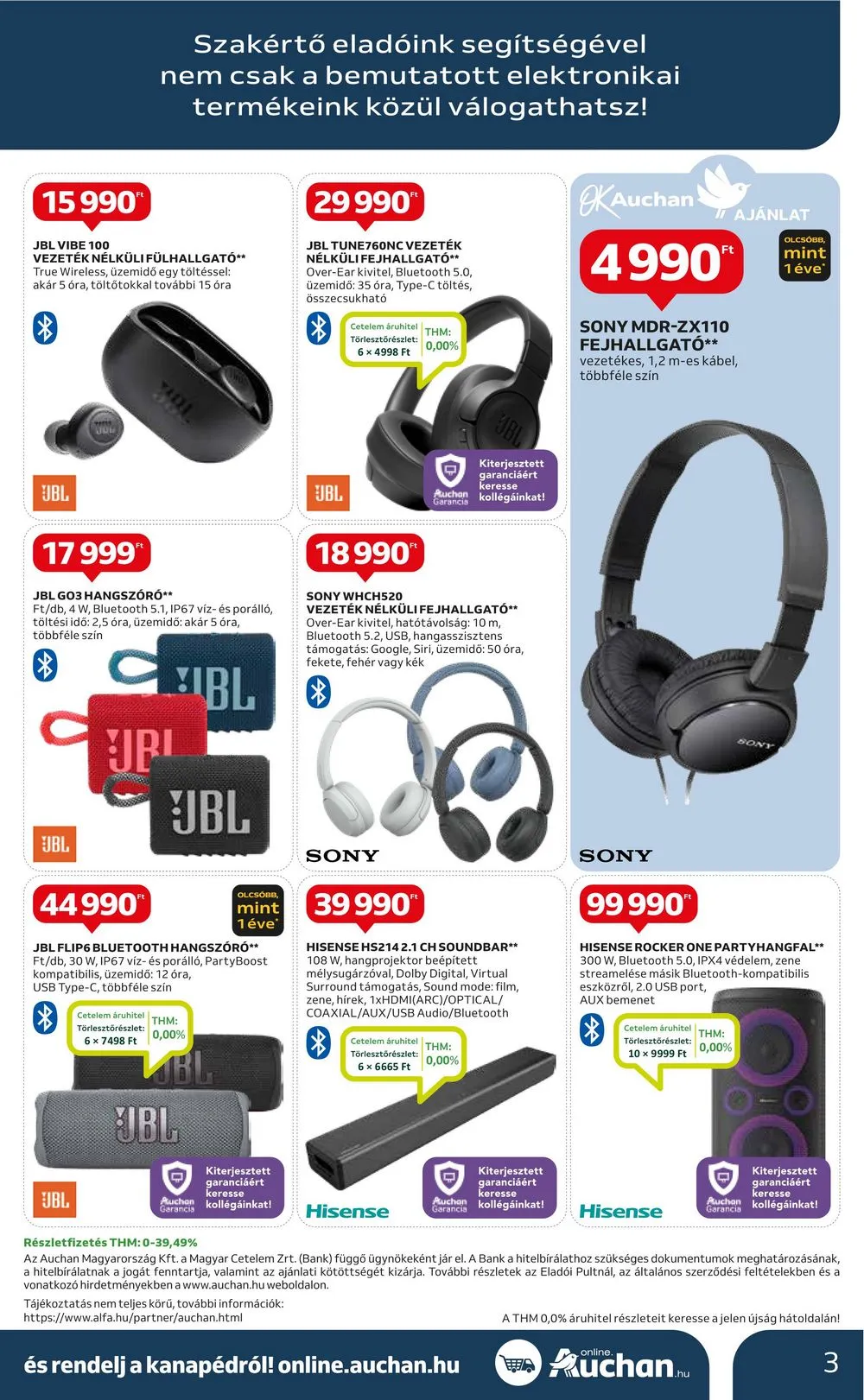 Auchan akciós újság Hipermarket husveti élelmiszer 02.29–03.13 – 3. oldal
