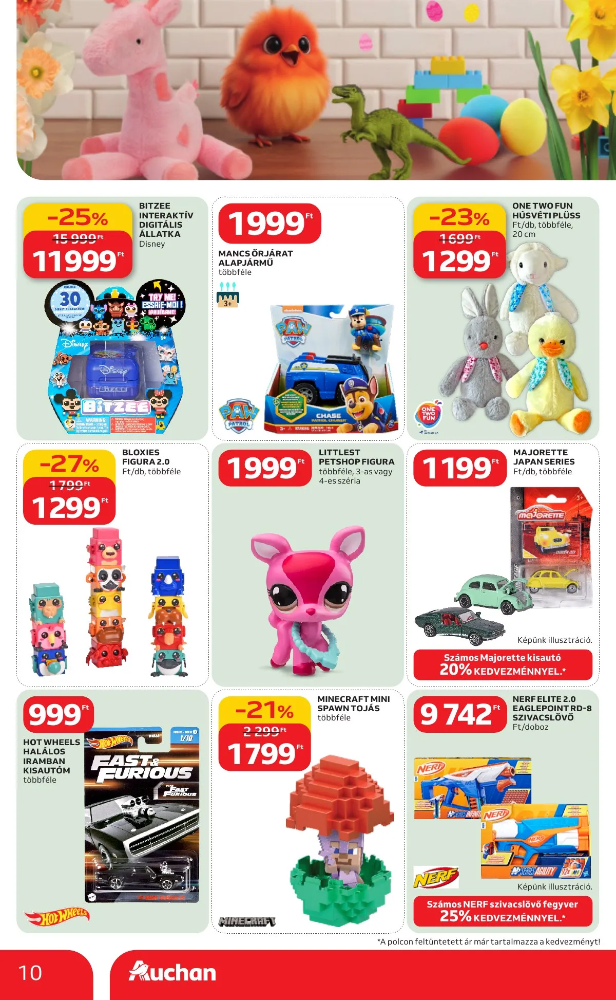 Auchan akciós újság Hipermarket Husveti 02.19–04.04 – 10. oldal