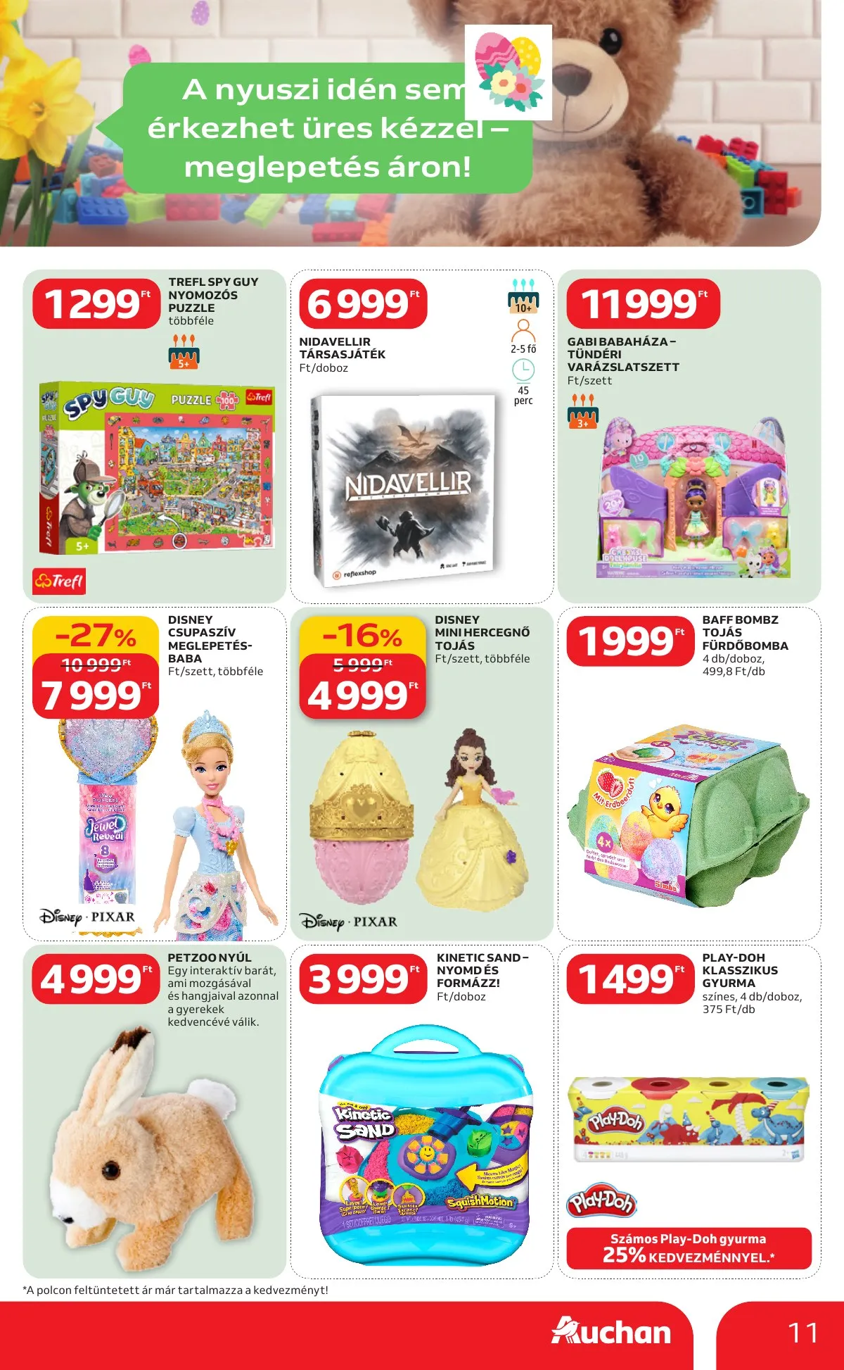 Auchan akciós újság Hipermarket Husveti 02.19–04.04 – 11. oldal