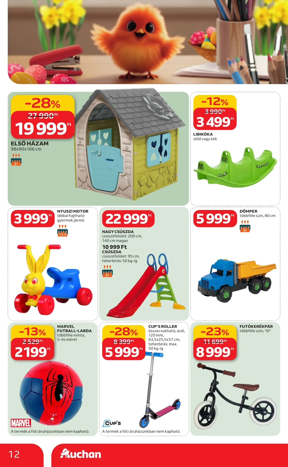 Auchan akciós újság Hipermarket Husveti 02.19–04.04 – 12. oldal