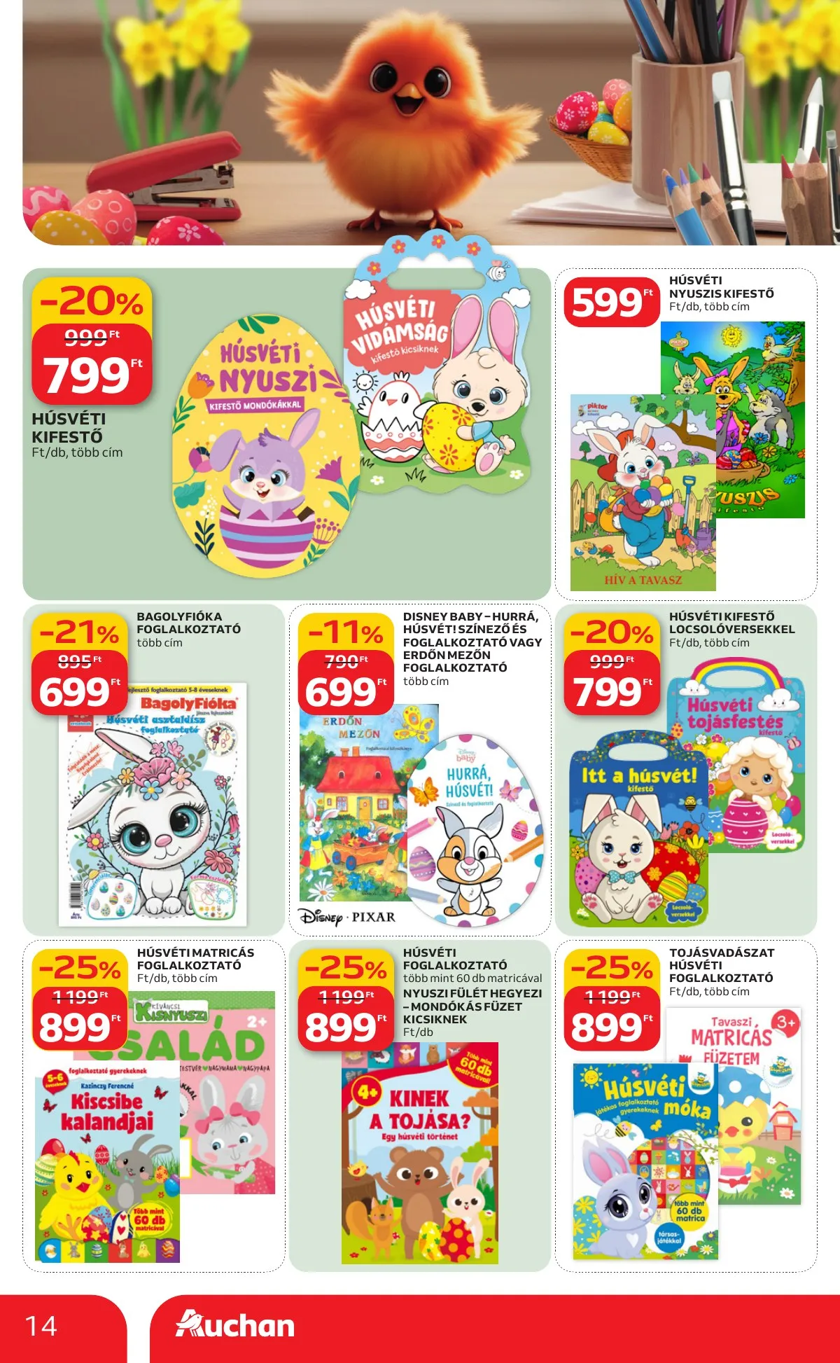 Auchan akciós újság Hipermarket Husveti 02.19–04.04 – 14. oldal