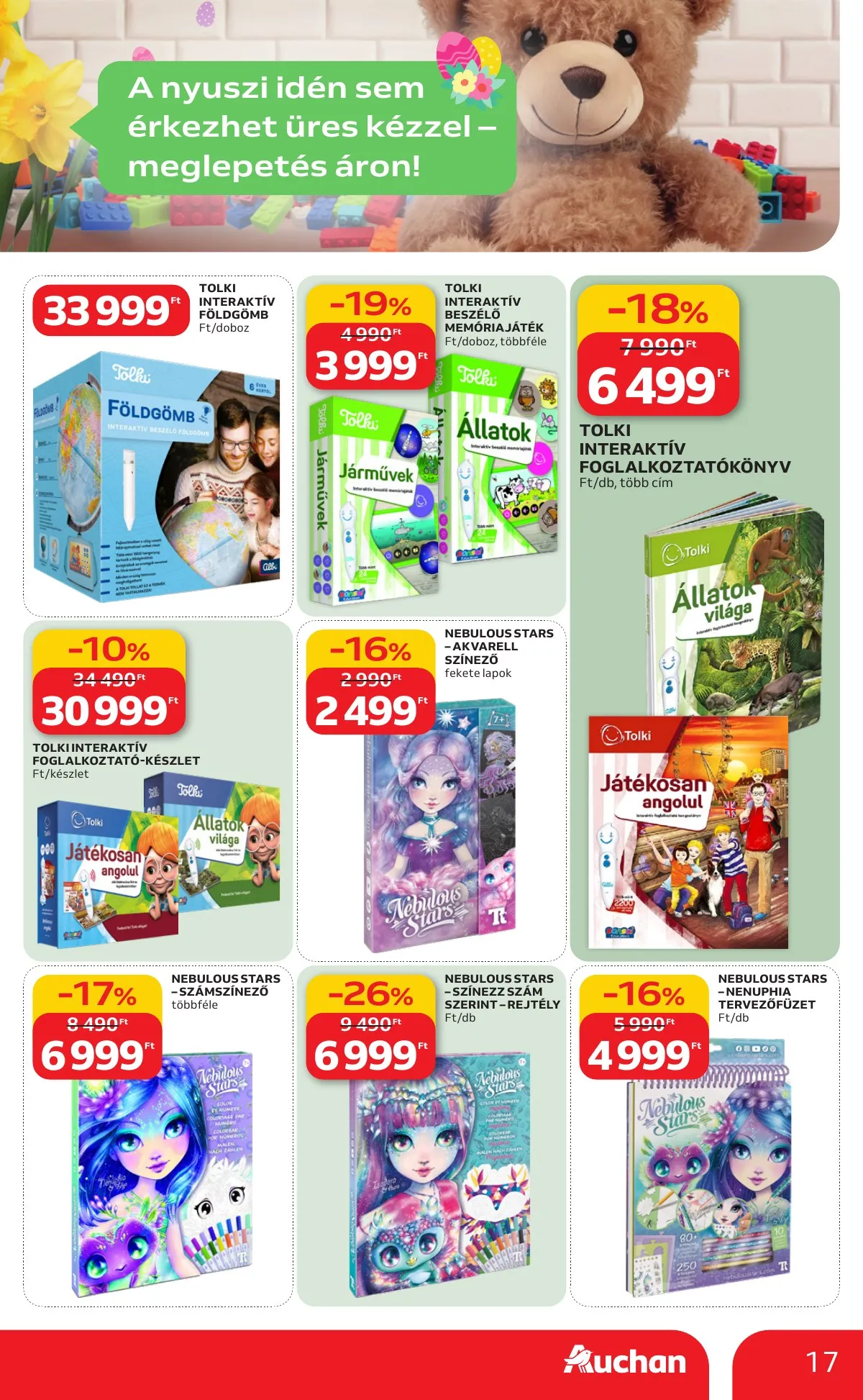 Auchan akciós újság Hipermarket Husveti 02.19–04.04 – 17. oldal