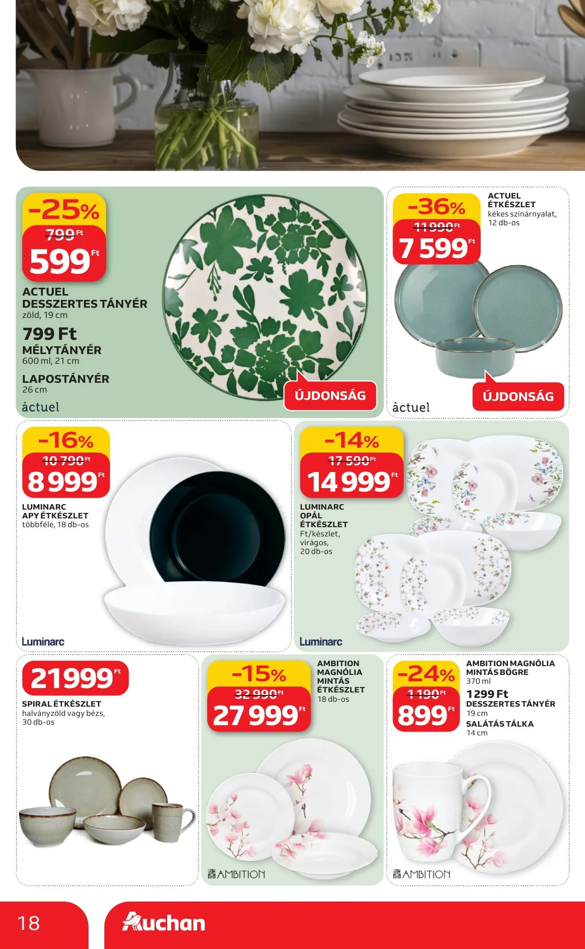 Auchan akciós újság Hipermarket Husveti 02.19–04.04 – 18. oldal