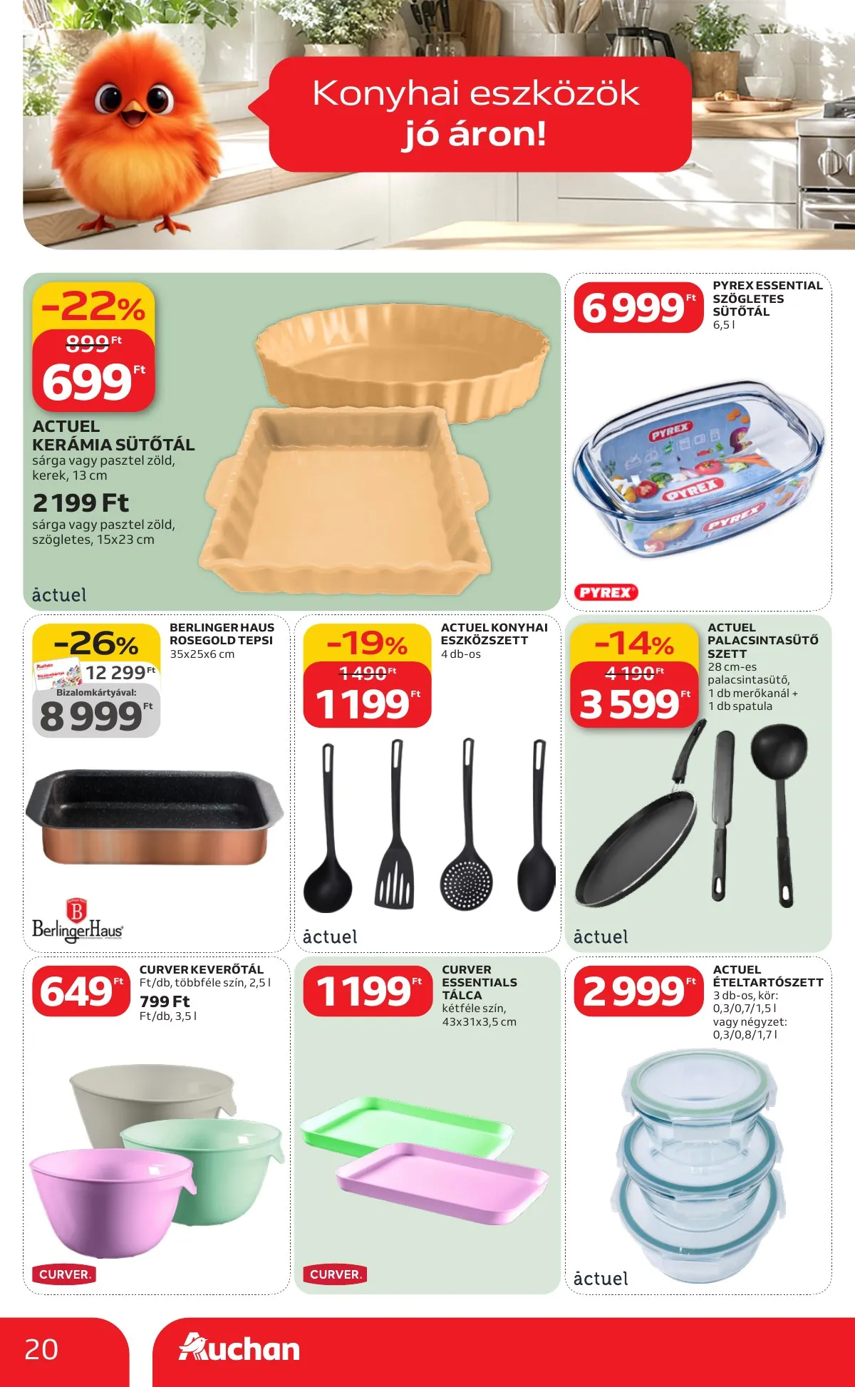 Auchan akciós újság Hipermarket Husveti 02.19–04.04 – 20. oldal