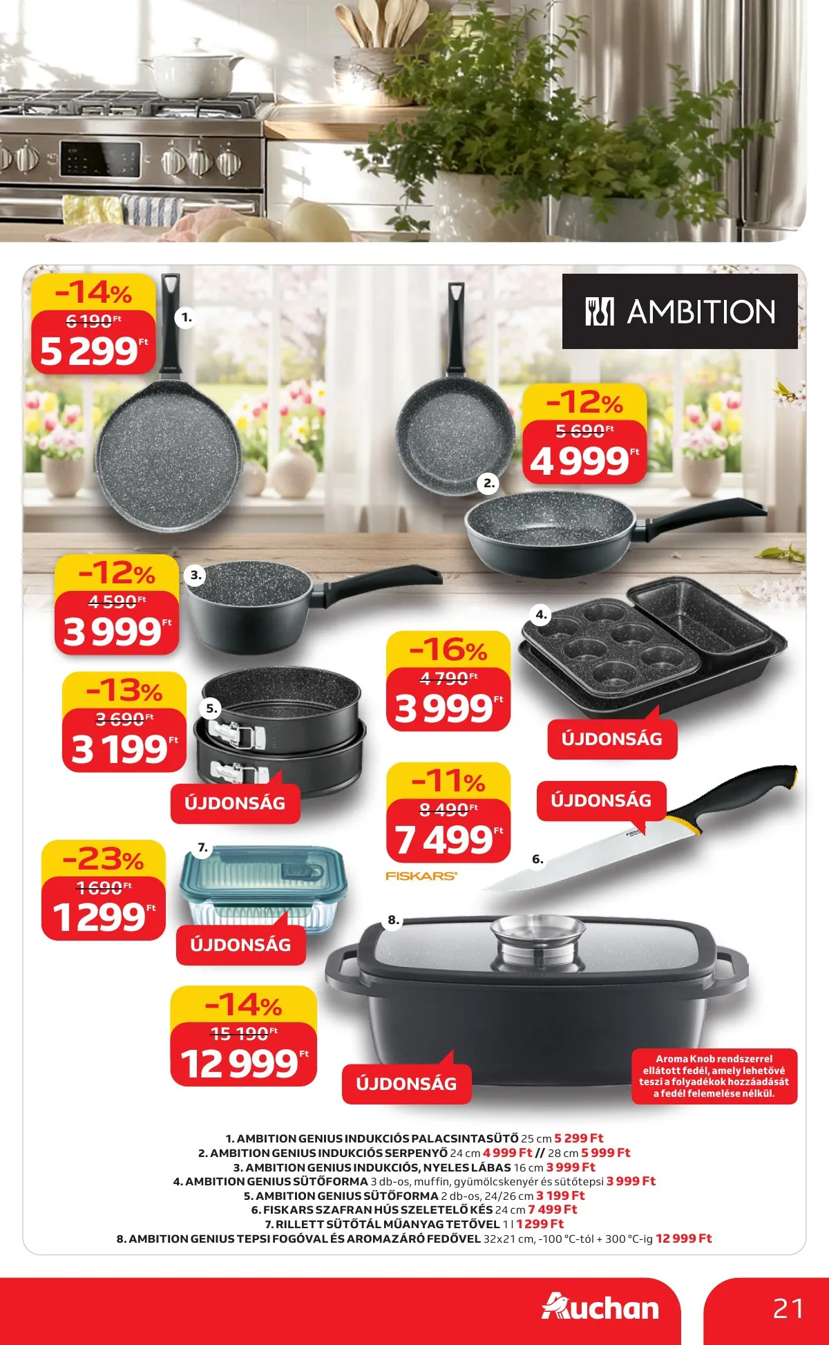 Auchan akciós újság Hipermarket Husveti 02.19–04.04 – 21. oldal