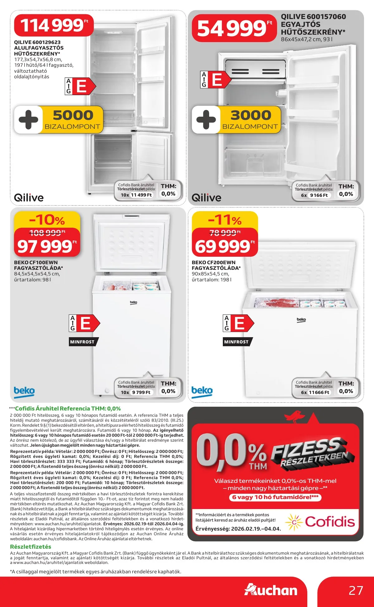 Auchan akciós újság Hipermarket Husveti 02.19–04.04 – 27. oldal