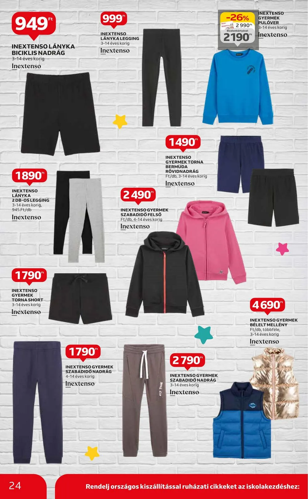 Auchan akciós újság Hipermarket Iskola kezdes 08.01–08.14 – 24. oldal