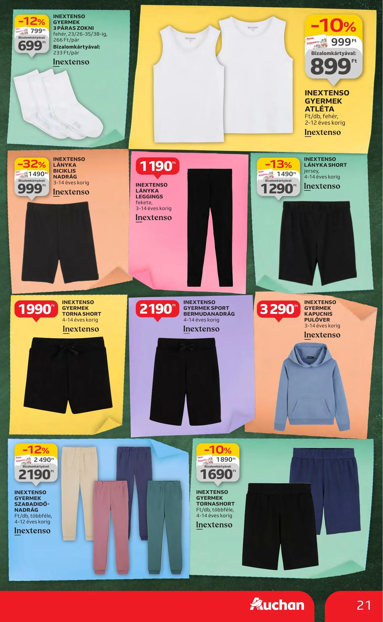Auchan akciós újság Hipermarket iskolakezdés 07.24–08.06 – 21. oldal