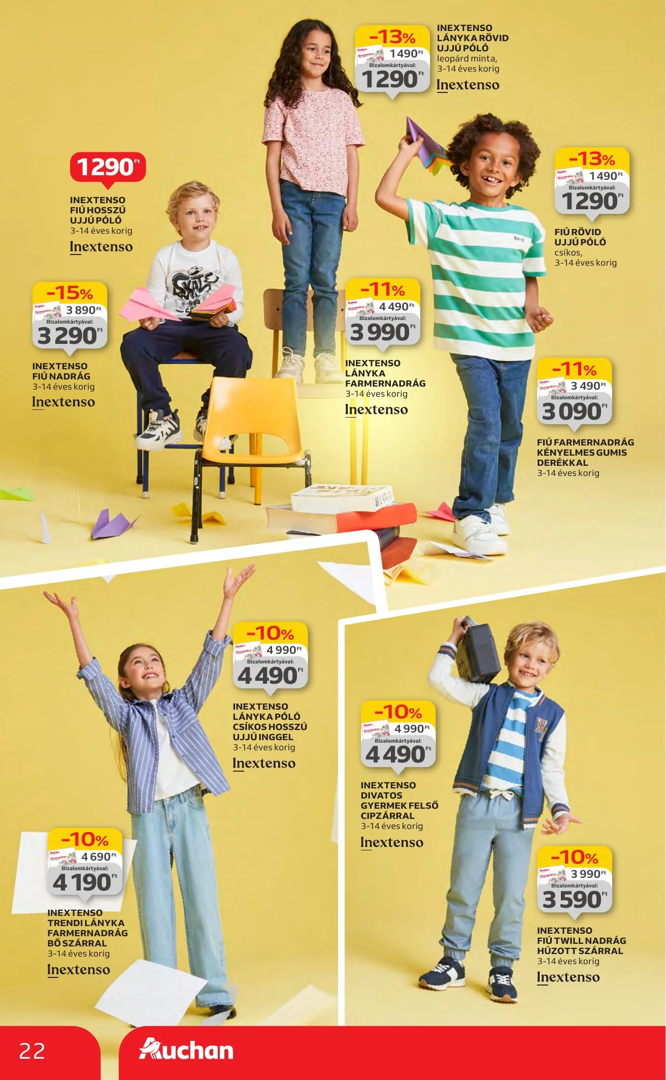 Auchan akciós újság Hipermarket iskolakezdés 07.24–08.06 – 22. oldal