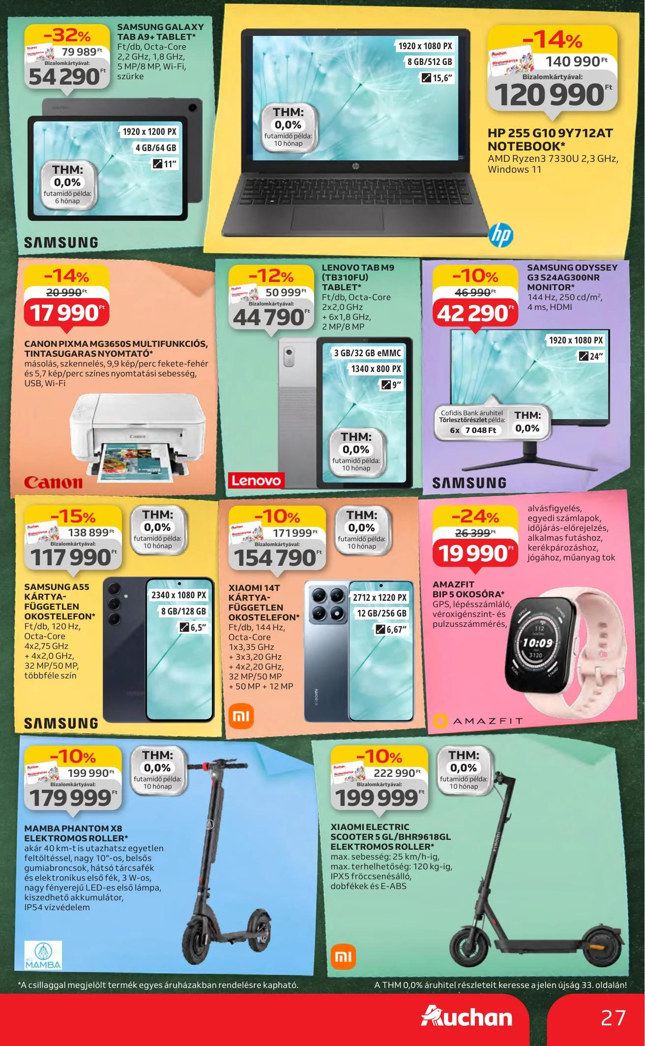 Auchan akciós újság Hipermarket iskolakezdés 07.24–08.06 – 27. oldal
