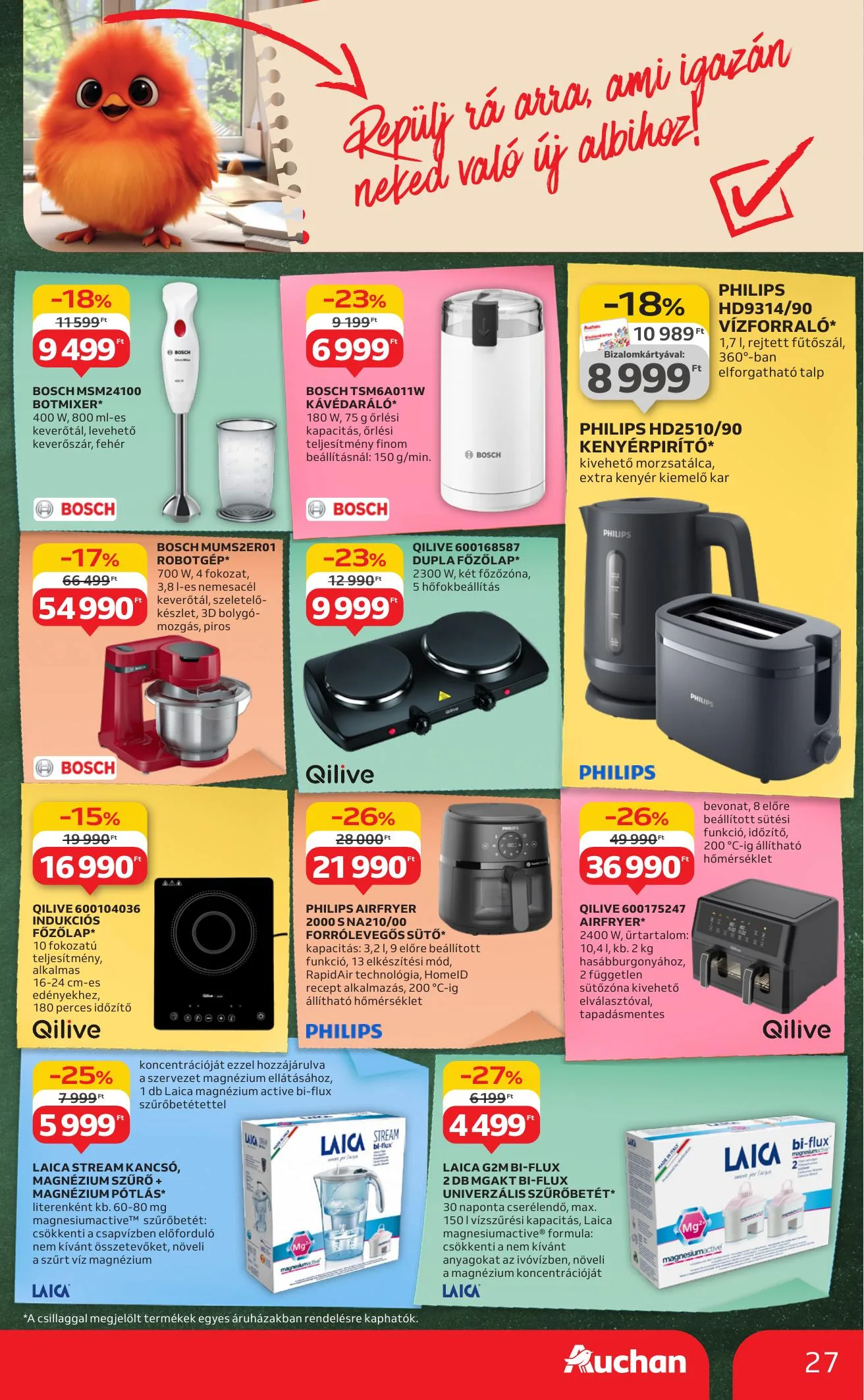 Auchan akciós újság Hipermarket iskolakezdés 08.07–08.19 – 27. oldal