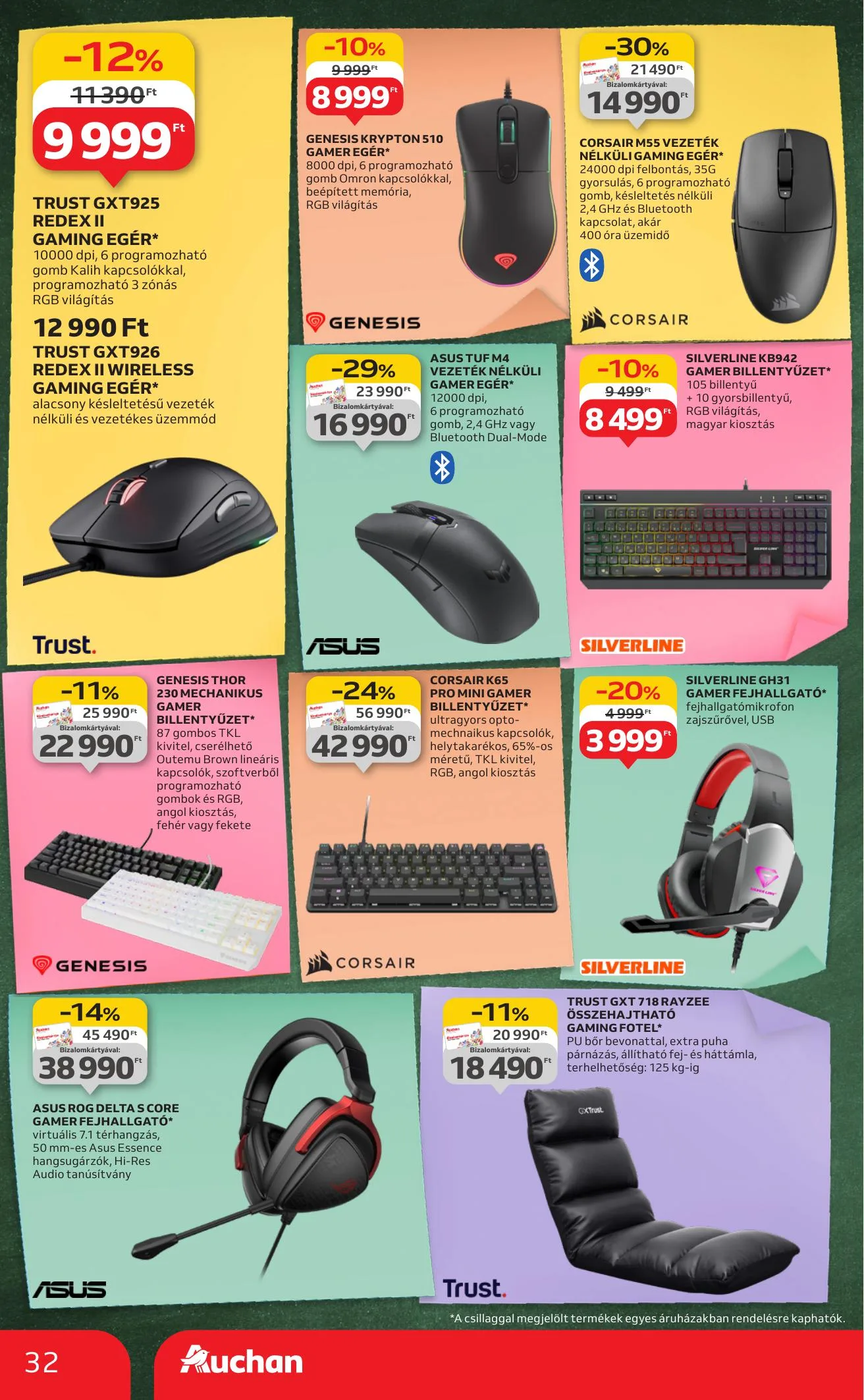 Auchan akciós újság Hipermarket iskolakezdés 08.07–08.19 – 32. oldal