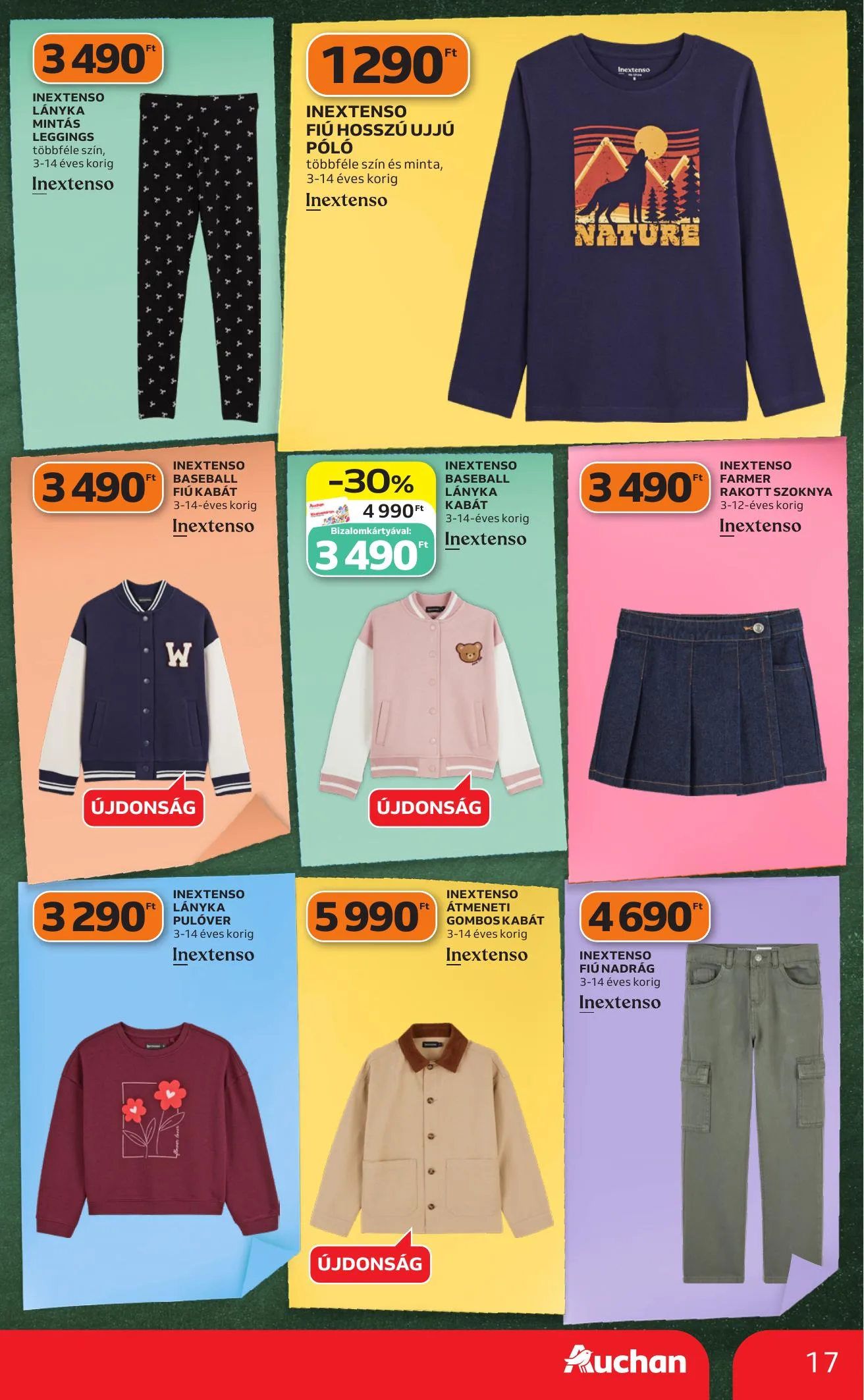 Auchan akciós újság Hipermarket iskolakezdés 07.23–07.29 – 17. oldal