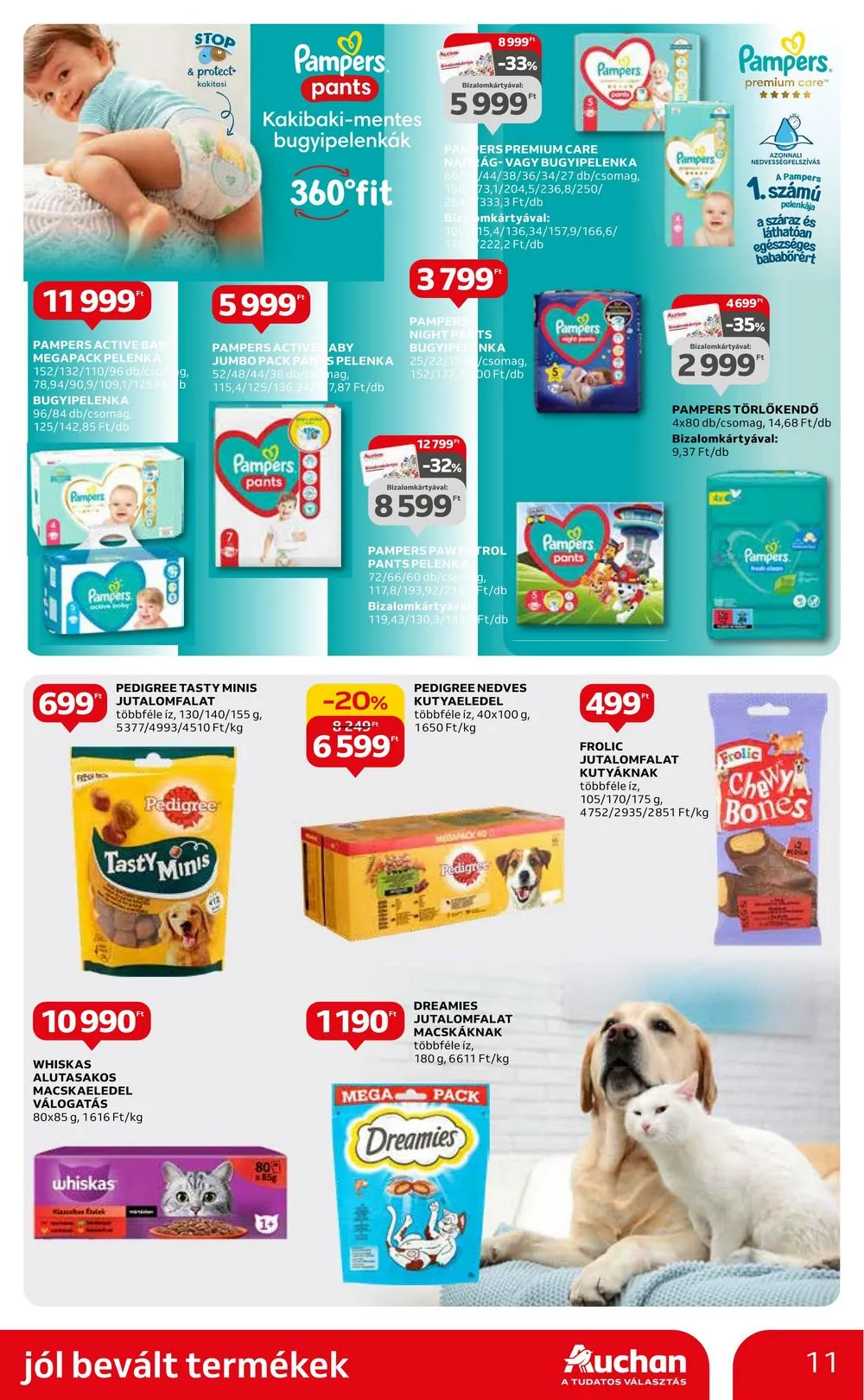 Auchan akciós újság Hipermarket ismert marka 02.22–03.06 – 11. oldal