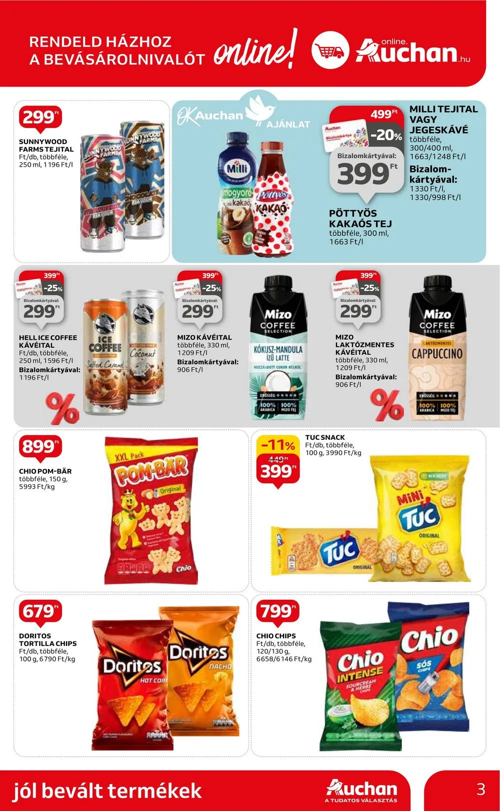 Auchan akciós újság Hipermarket ismert marka 02.22–03.06 – 3. oldal