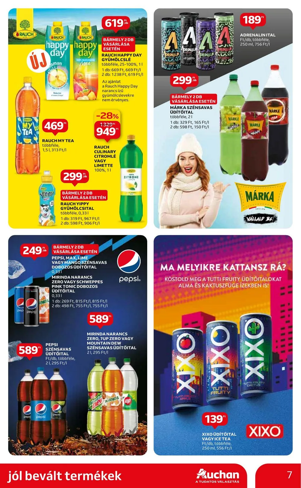 Auchan akciós újság Hipermarket ismert marka 02.22–03.06 – 7. oldal