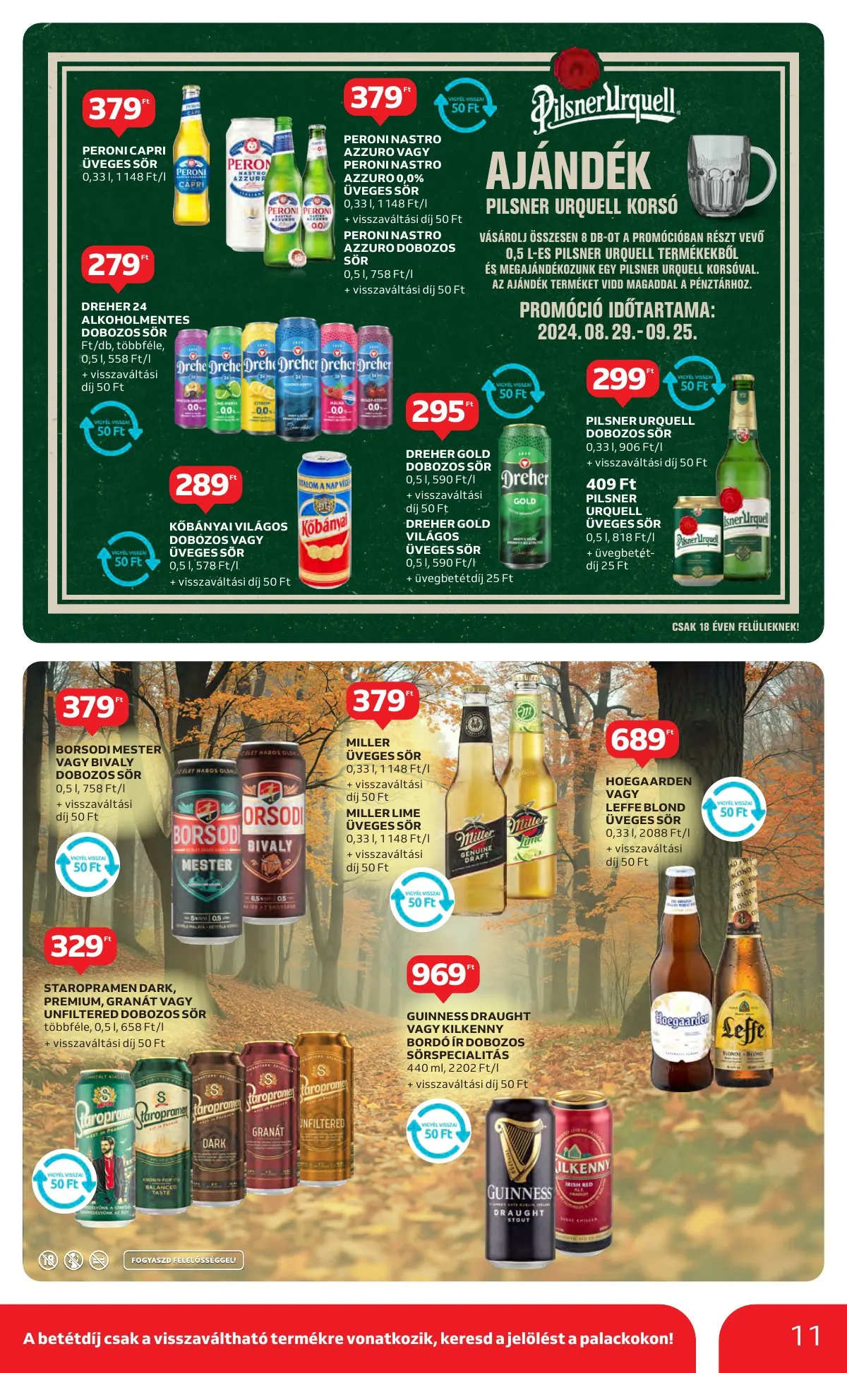 Auchan akciós újság Hipermarket ismert markak 09.19–10.02 – 11. oldal