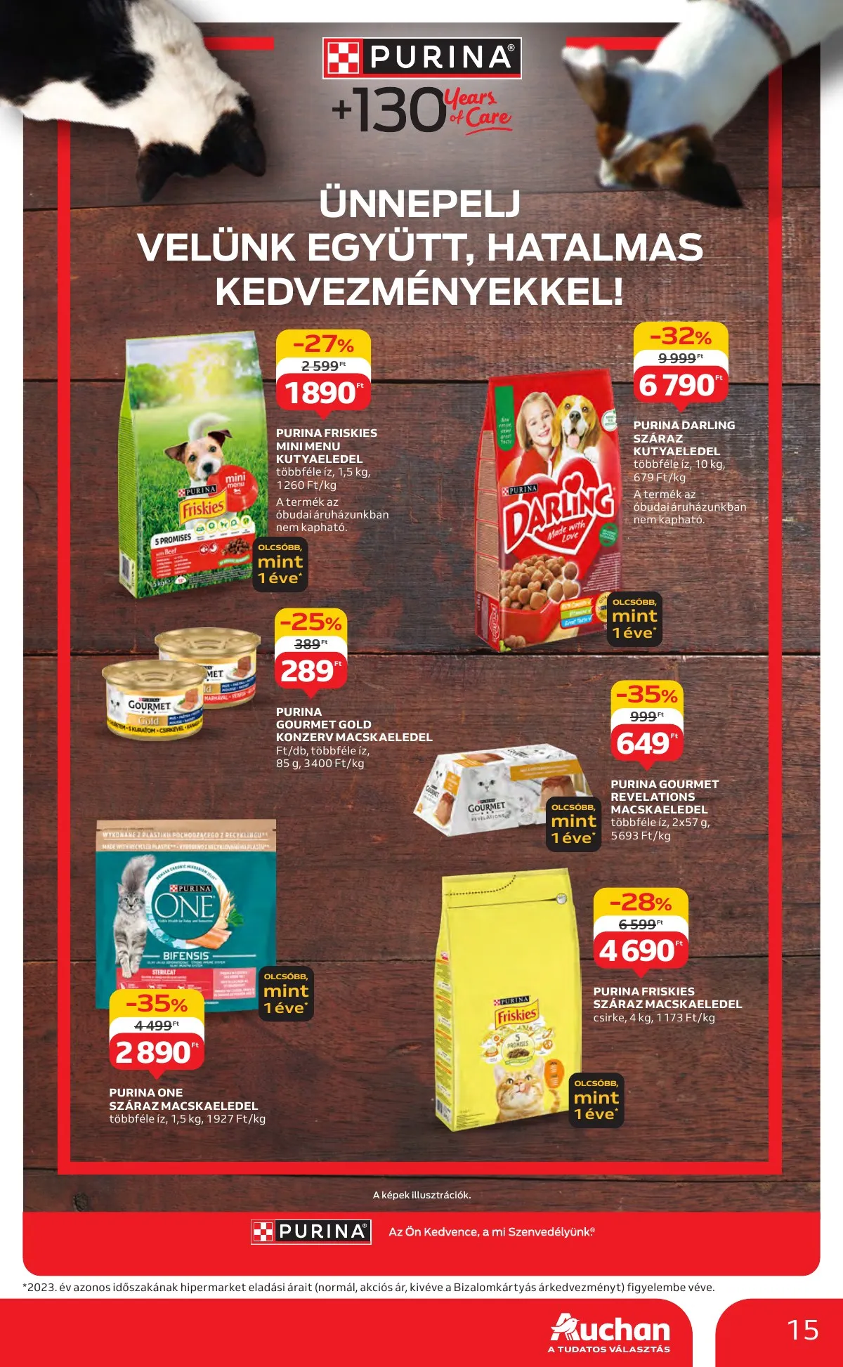 Auchan akciós újság Hipermarket ismert markak 09.19–10.02 – 15. oldal