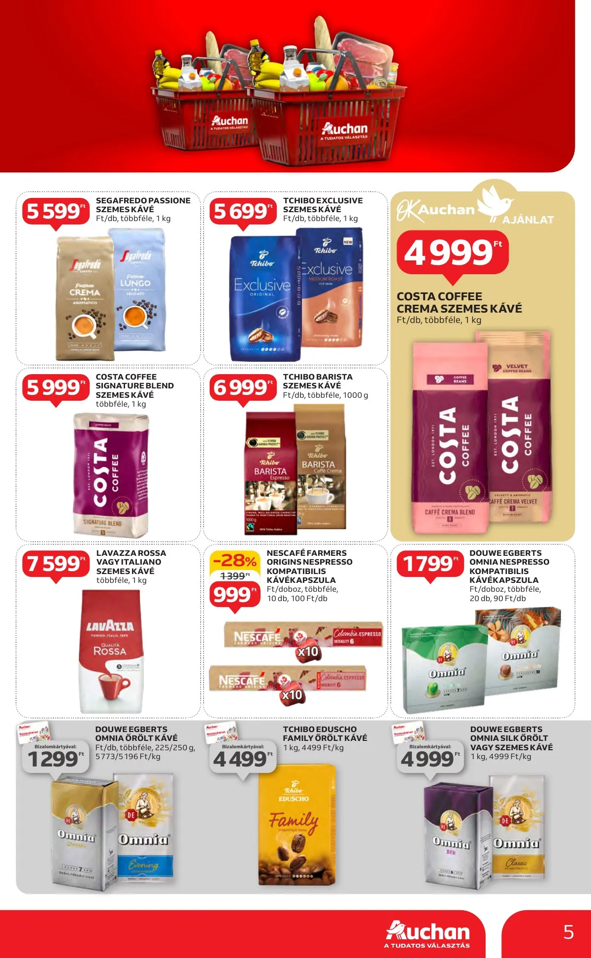 Auchan akciós újság Hipermarket ismert markak 09.19–10.02 – 5. oldal