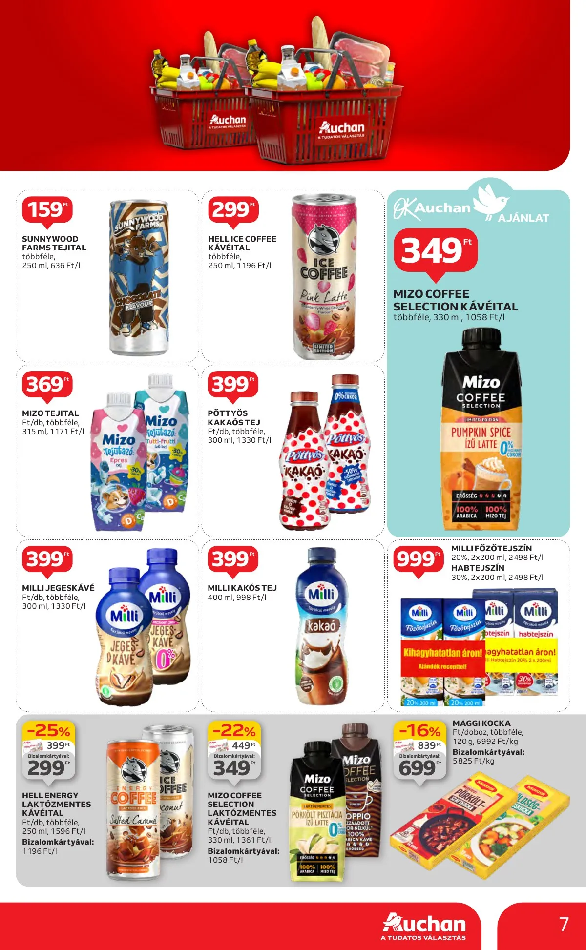Auchan akciós újság Hipermarket ismert markak 09.19–10.02 – 7. oldal