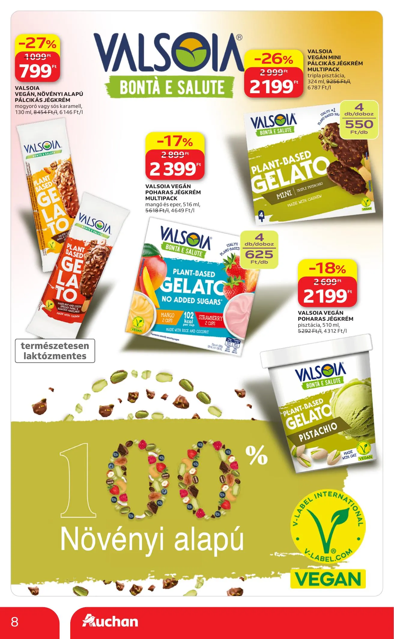 Auchan akciós újság Hipermarket Jegkrem 04.23–05.20 – 8. oldal