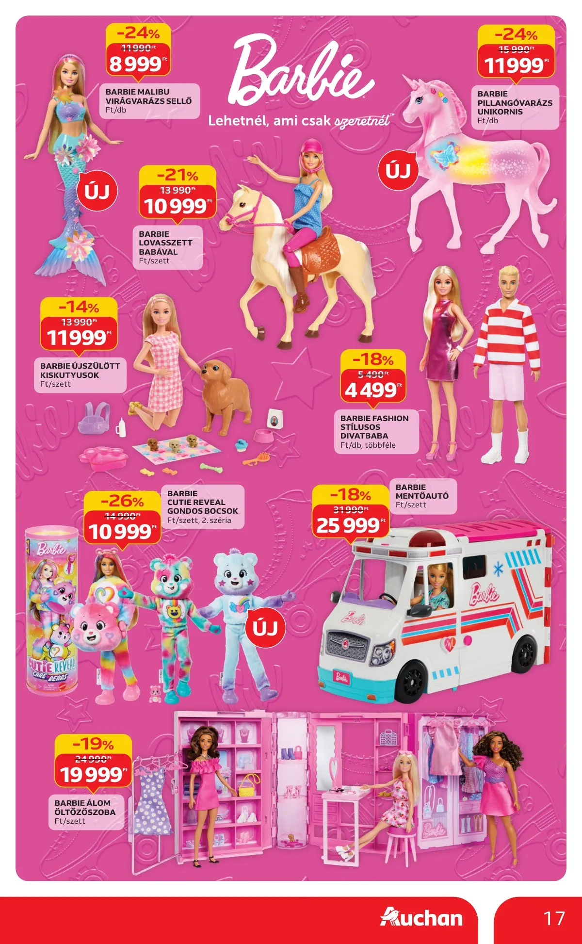 Auchan akciós újság Hipermarket karácsonyi játék 10.23–11.26 – 17. oldal