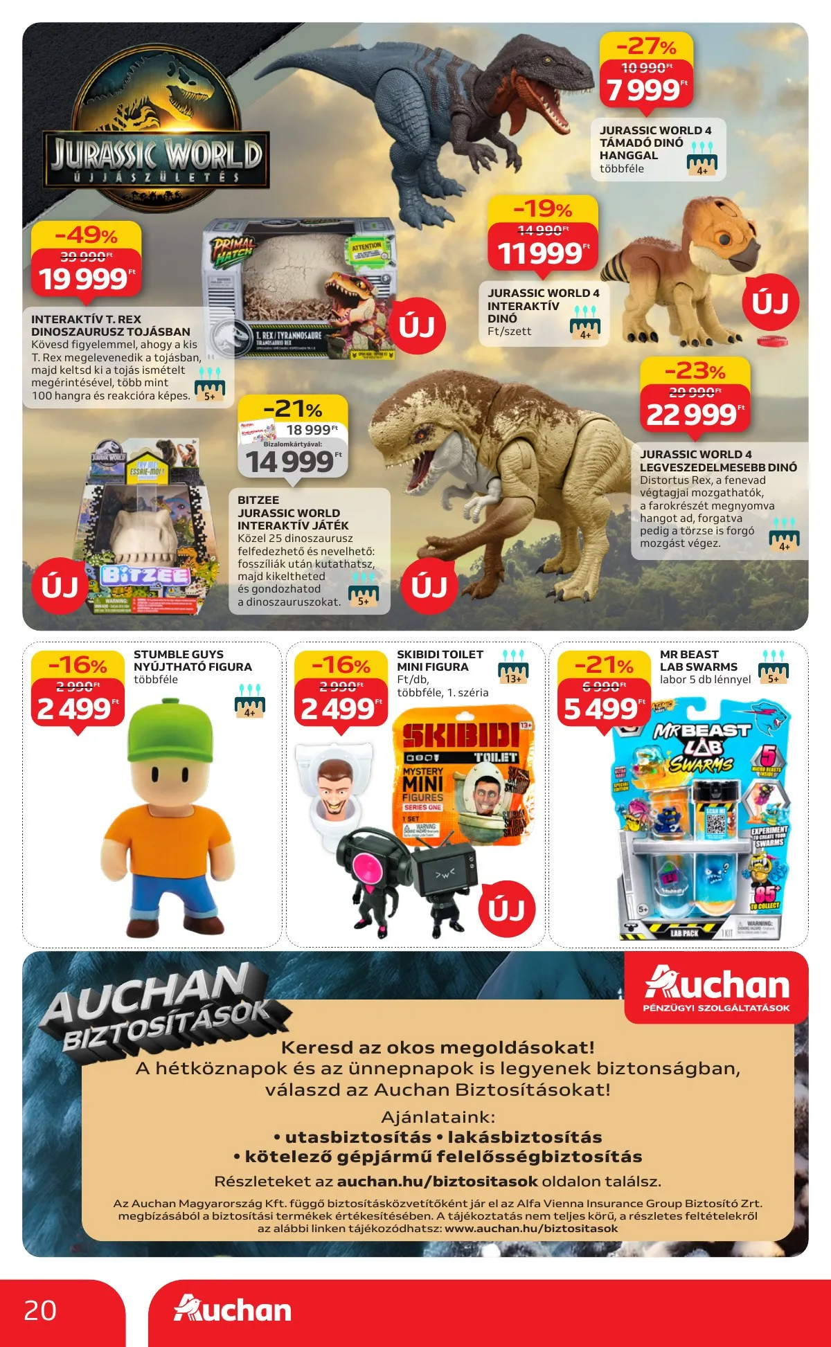 Auchan akciós újság Hipermarket karácsonyi játék 10.23–11.26 – 20. oldal