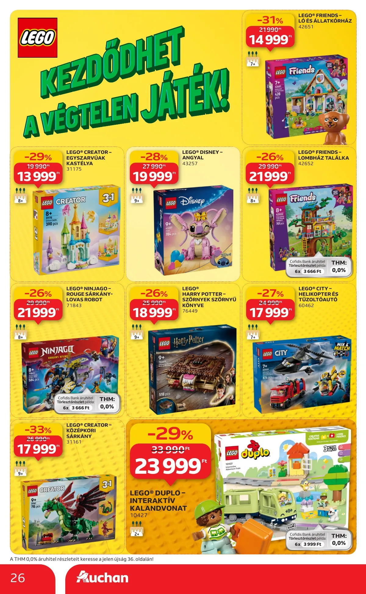 Auchan akciós újság Hipermarket karácsonyi játék 10.23–11.26 – 26. oldal