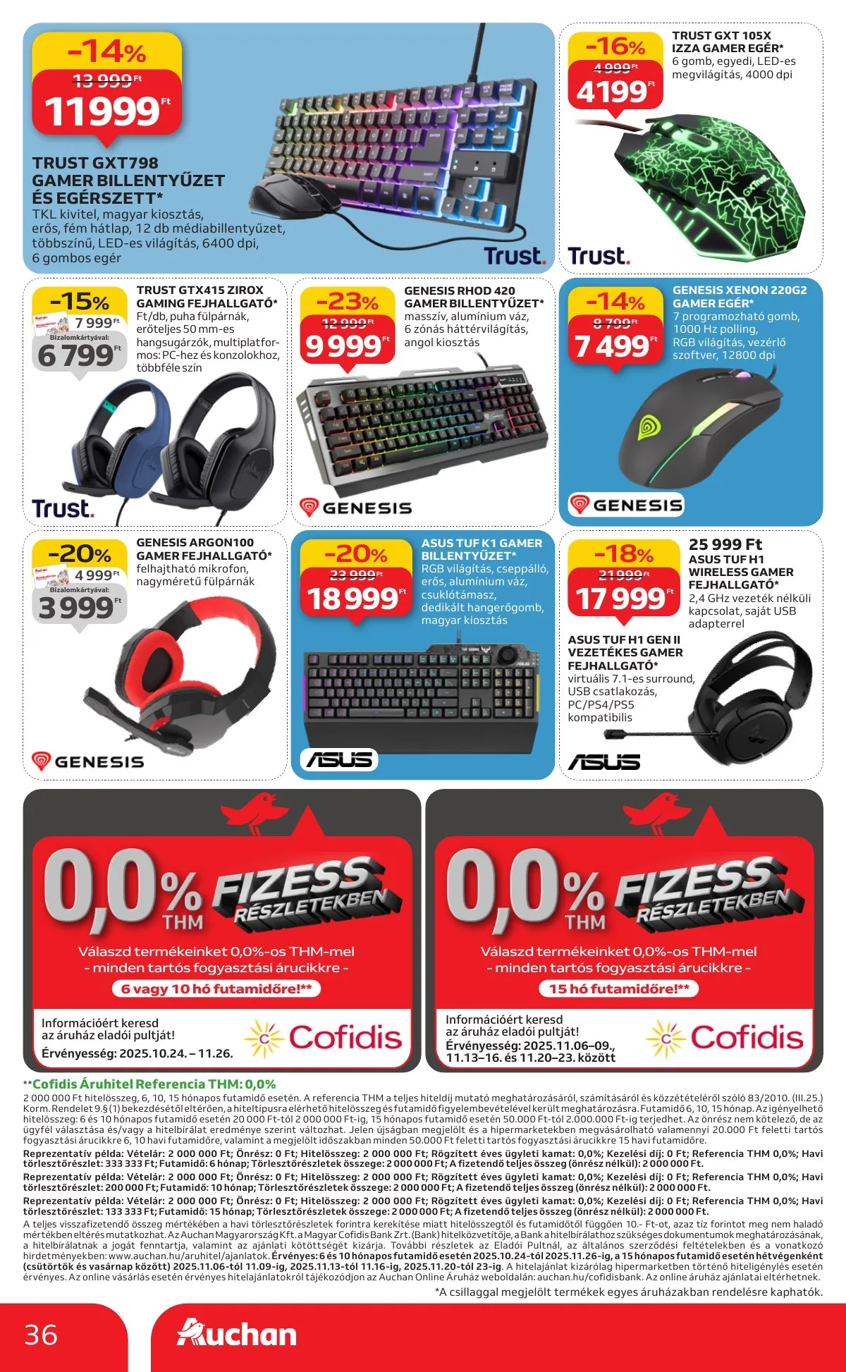 Auchan akciós újság Hipermarket karácsonyi játék 10.23–11.26 – 36. oldal