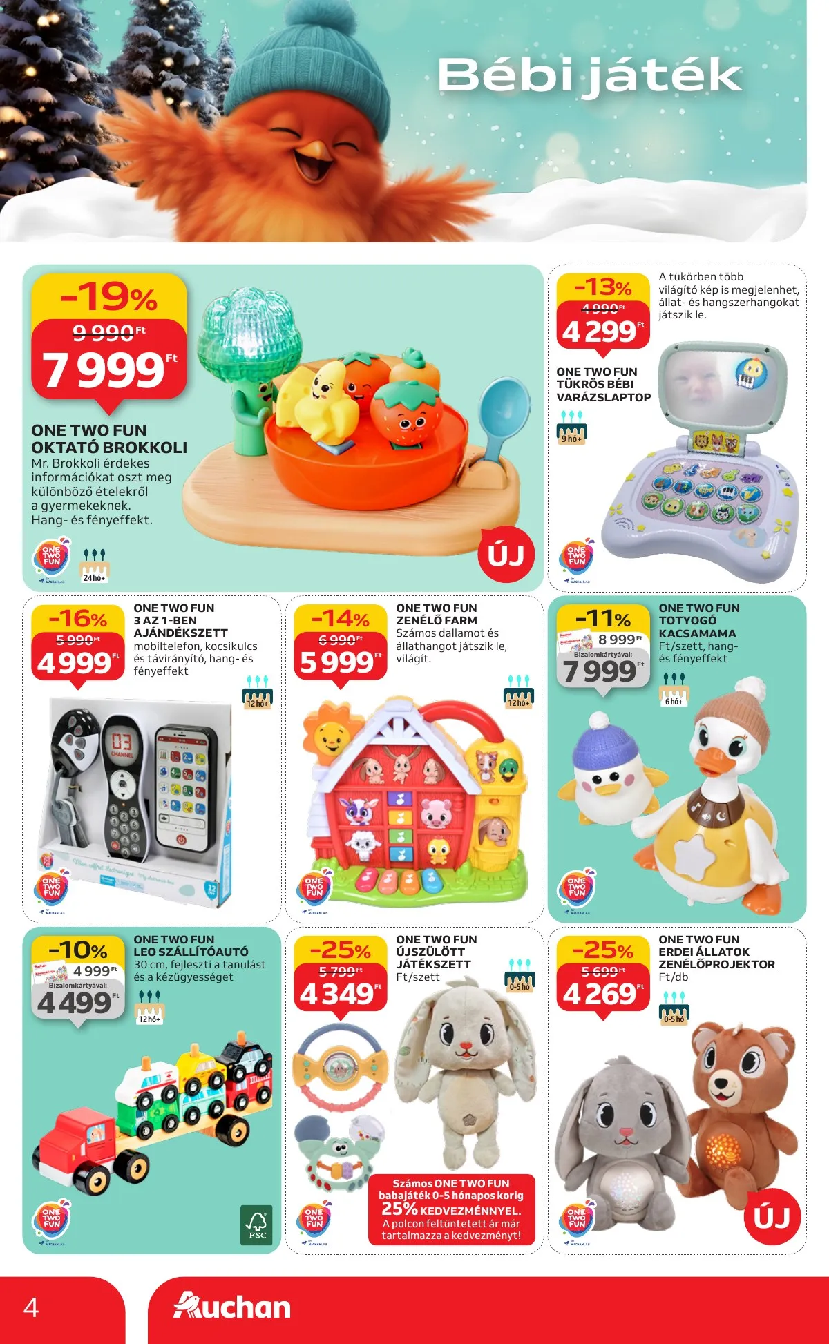 Auchan akciós újság Hipermarket karácsonyi játék 10.23–11.26 – 4. oldal