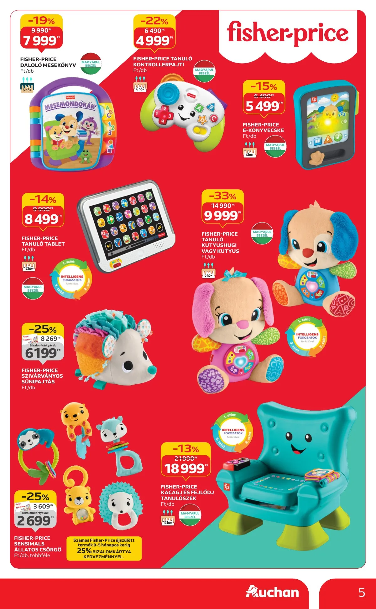 Auchan akciós újság Hipermarket karácsonyi játék 10.23–11.26 – 5. oldal
