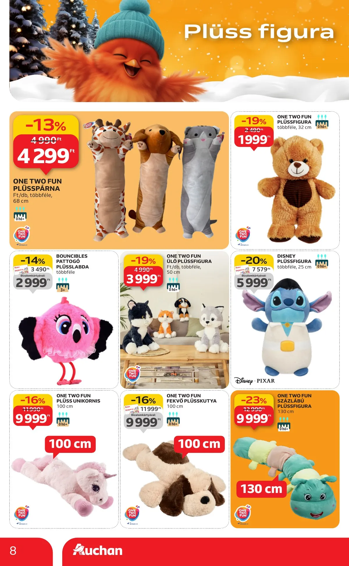 Auchan akciós újság Hipermarket karácsonyi játék 10.23–11.26 – 8. oldal