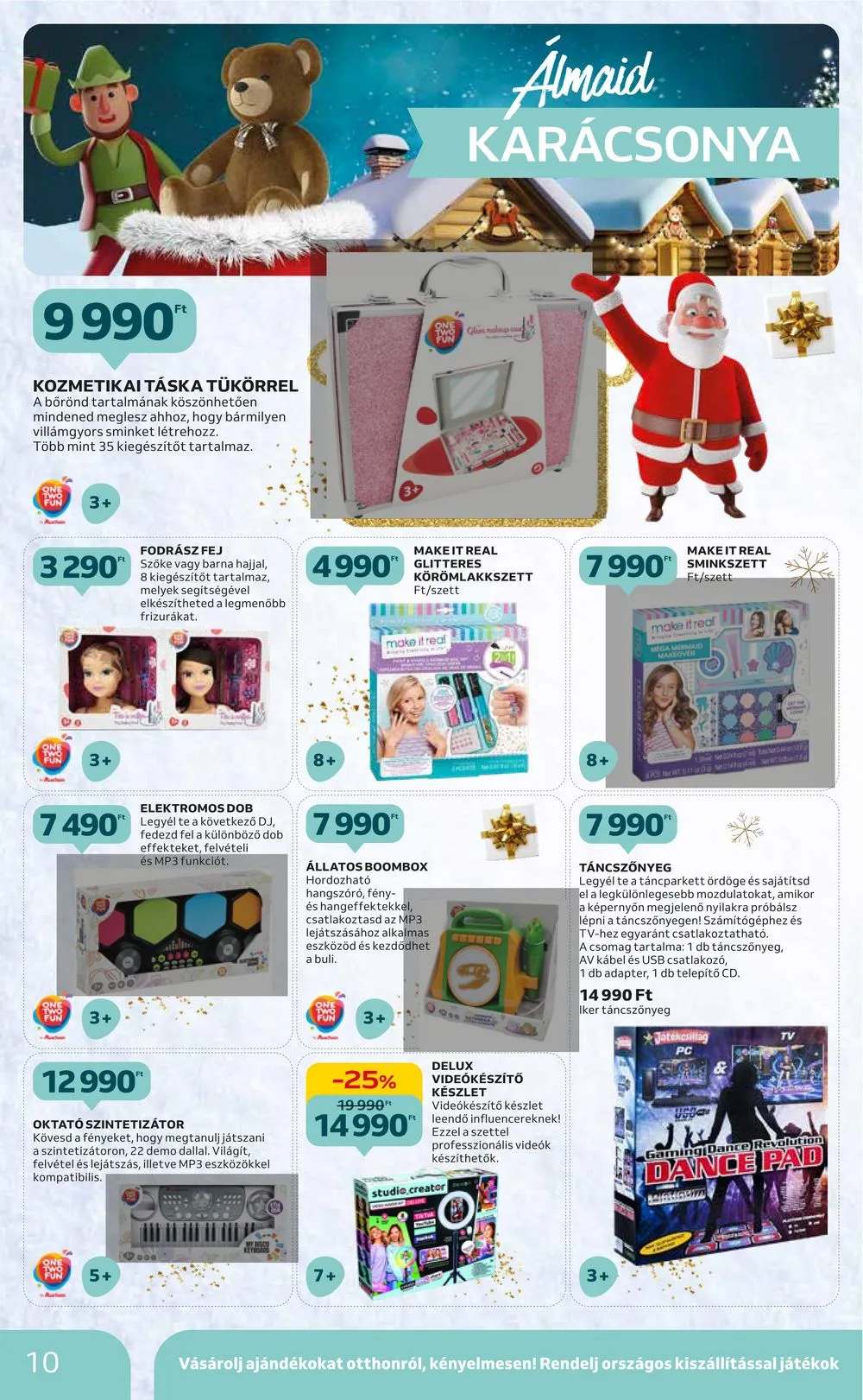 Auchan akciós újság Hipermarket karácsonyi játékok 11.16–11.29 – 10. oldal
