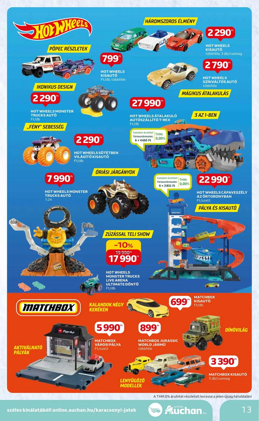 Auchan akciós újság Hipermarket karácsonyi játékok 11.16–11.29 – 13. oldal