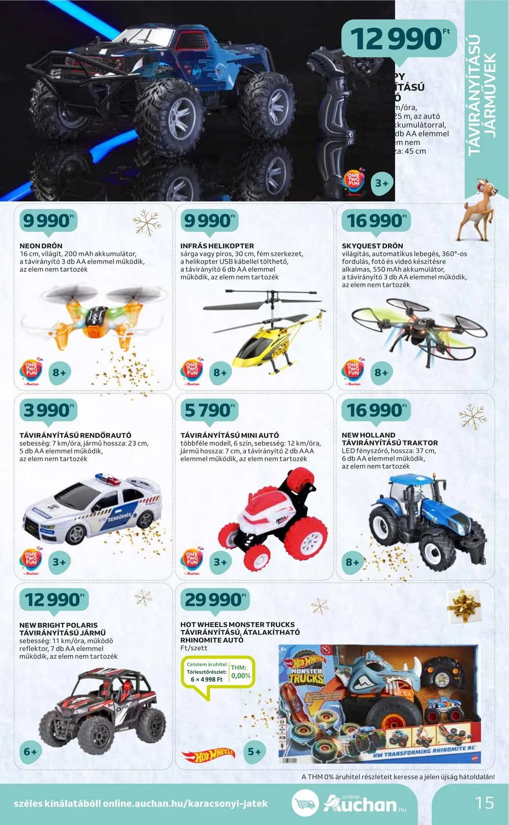 Auchan akciós újság Hipermarket karácsonyi játékok 11.16–11.29 – 15. oldal