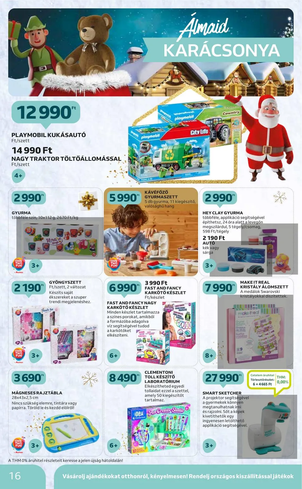 Auchan akciós újság Hipermarket karácsonyi játékok 11.16–11.29 – 16. oldal