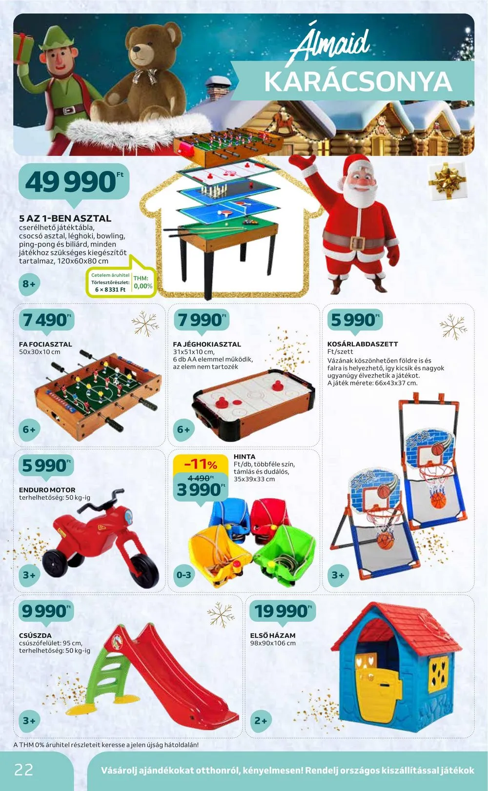 Auchan akciós újság Hipermarket karácsonyi játékok 11.16–11.29 – 22. oldal