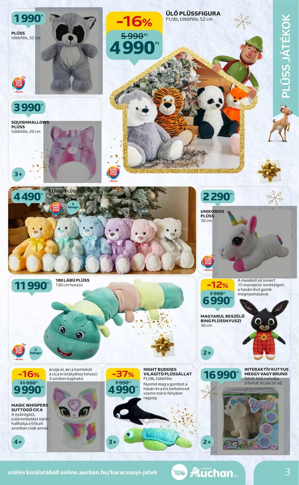 Auchan akciós újság Hipermarket karácsonyi játékok 11.16–11.29 – 3. oldal