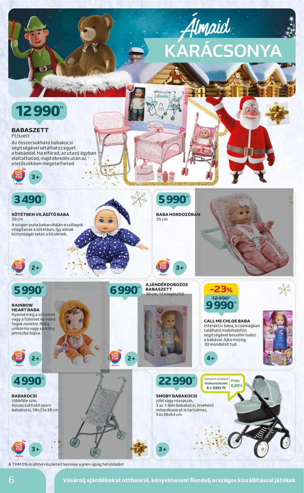 Auchan akciós újság Hipermarket karácsonyi játékok 11.16–11.29 – 6. oldal