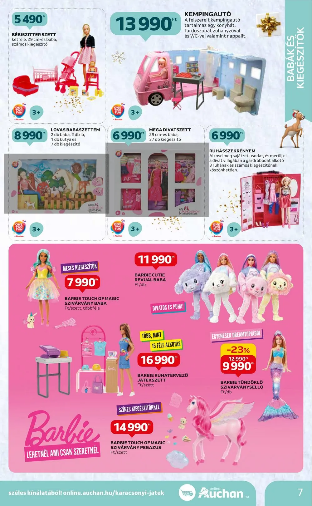 Auchan akciós újság Hipermarket karácsonyi játékok 11.16–11.29 – 7. oldal