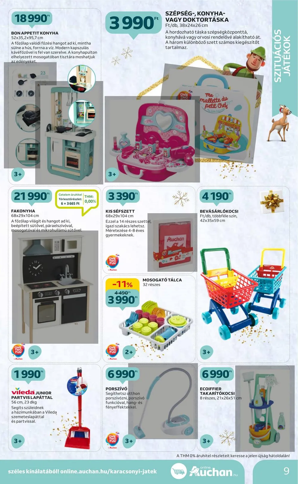 Auchan akciós újság Hipermarket karácsonyi játékok 11.16–11.29 – 9. oldal