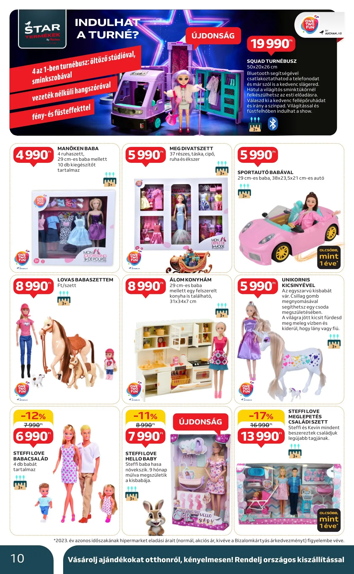 Auchan akciós újság Hipermarket karácsonyi 10.24–11.27 – 10. oldal