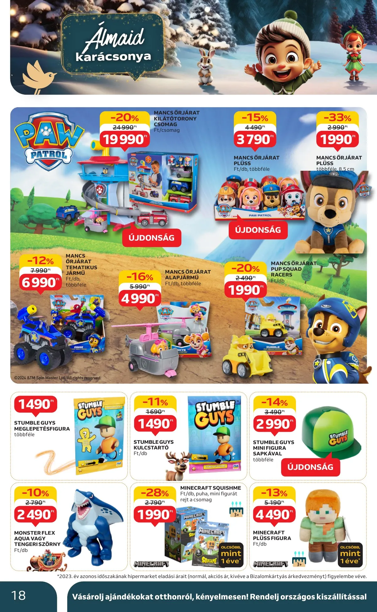 Auchan akciós újság Hipermarket karácsonyi 10.24–11.27 – 18. oldal