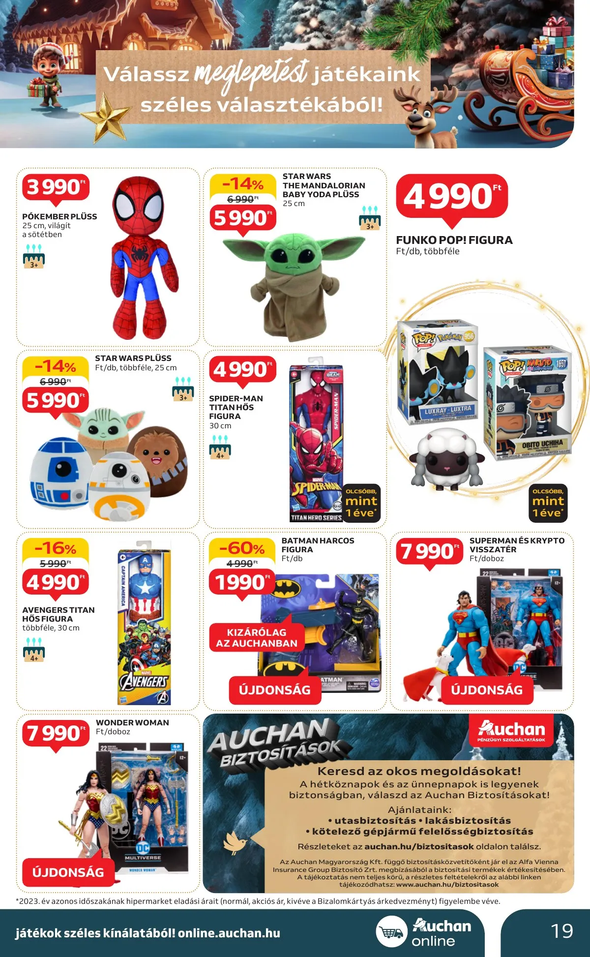 Auchan akciós újság Hipermarket karácsonyi 10.24–11.27 – 19. oldal