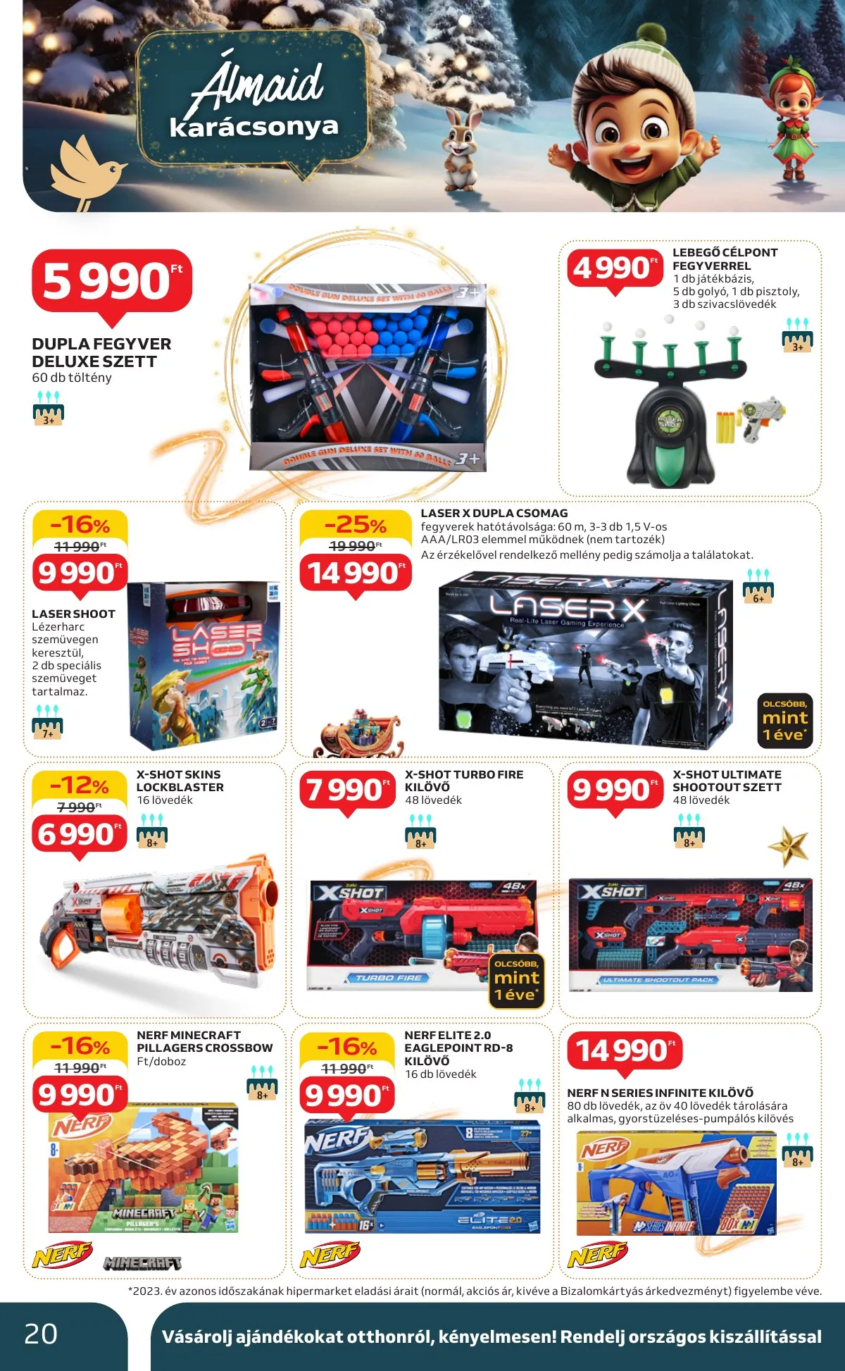Auchan akciós újság Hipermarket karácsonyi 10.24–11.27 – 20. oldal