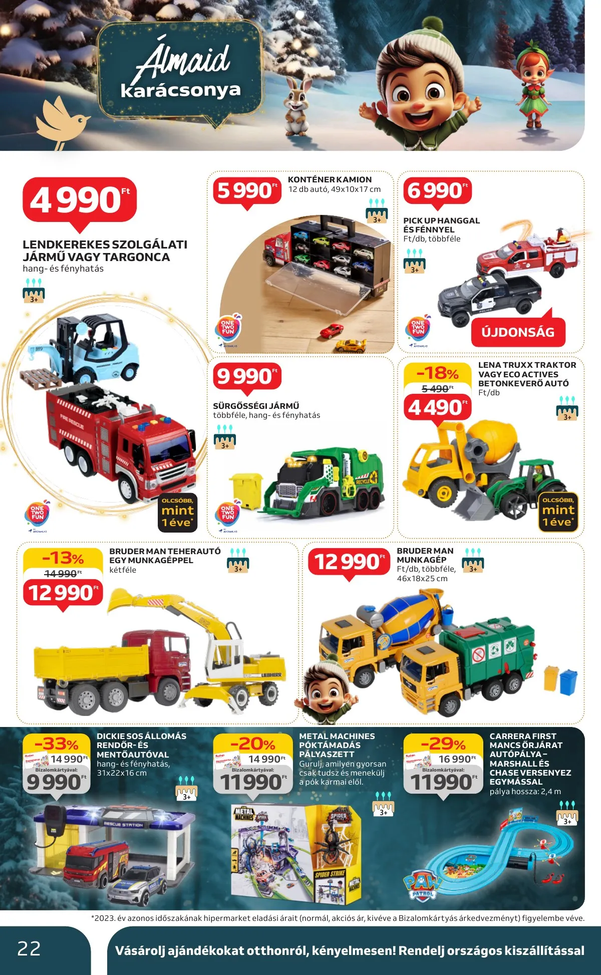 Auchan akciós újság Hipermarket karácsonyi 10.24–11.27 – 22. oldal