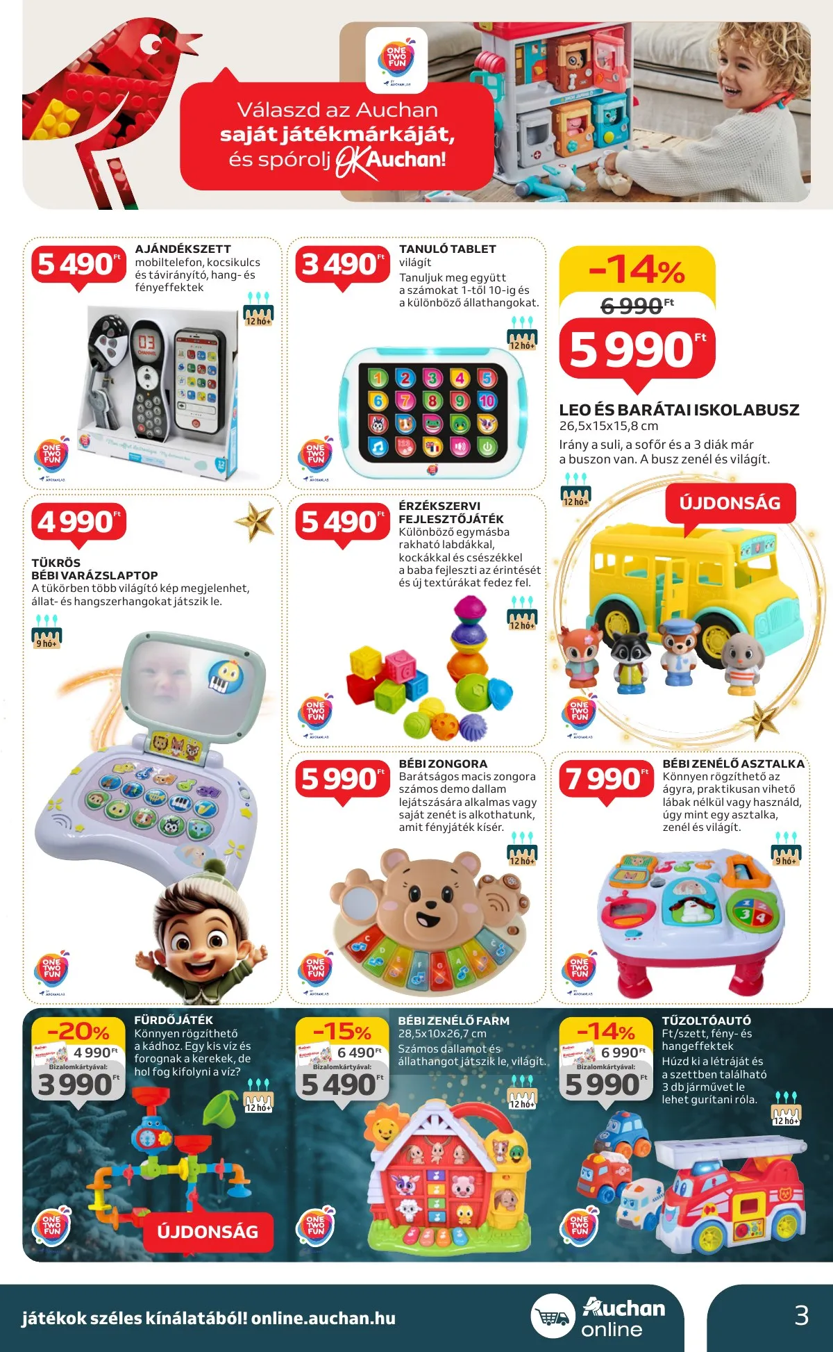 Auchan akciós újság Hipermarket karácsonyi 10.24–11.27 – 3. oldal