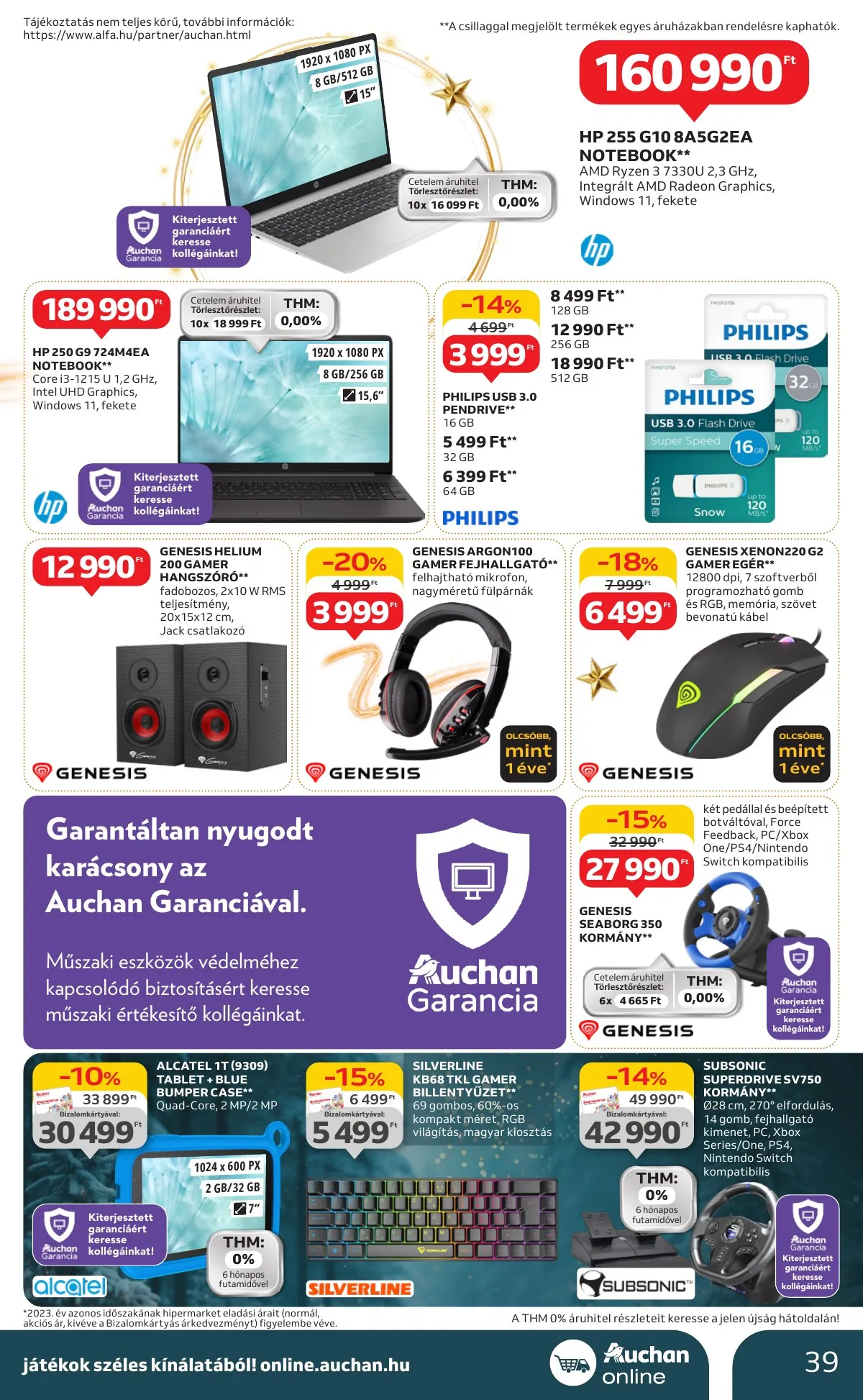 Auchan akciós újság Hipermarket karácsonyi 10.24–11.27 – 39. oldal