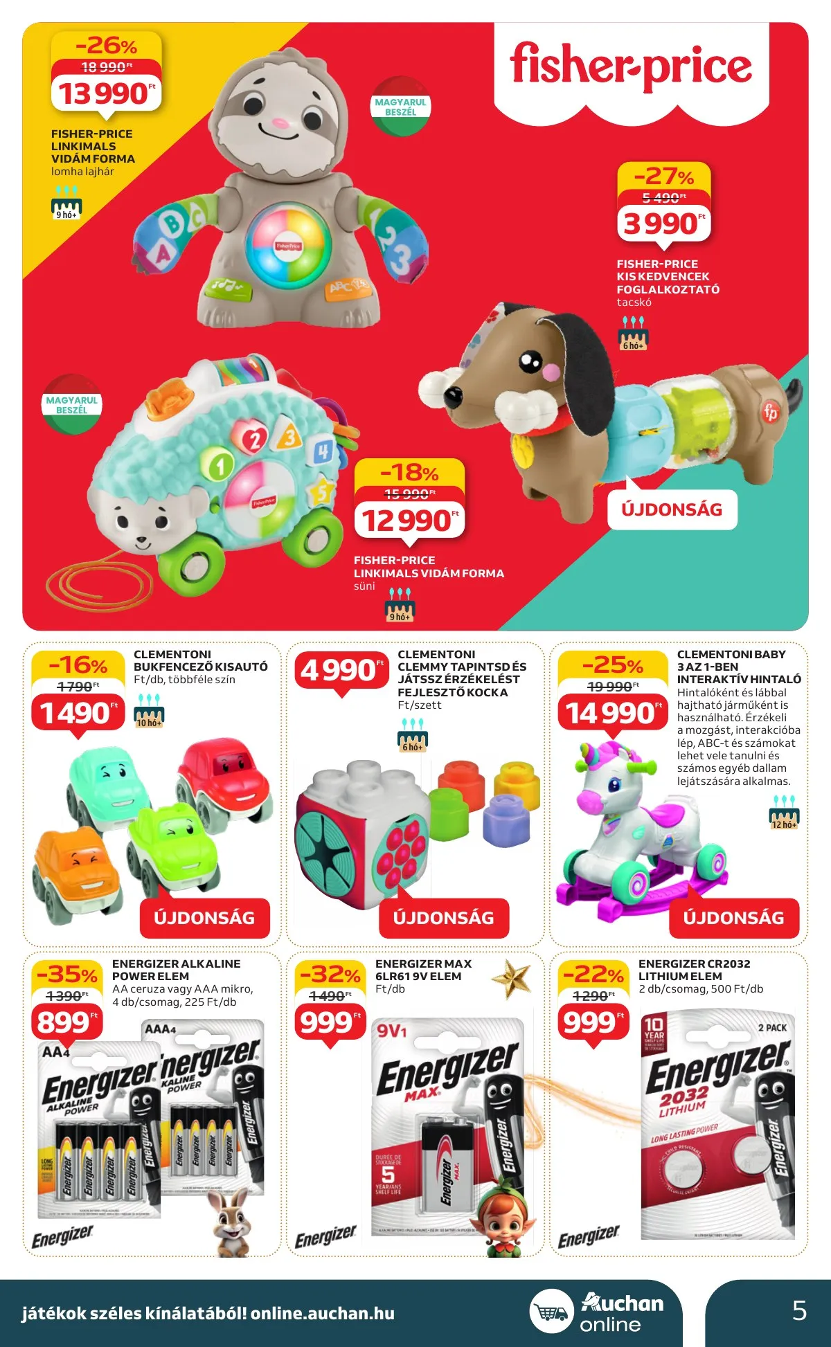 Auchan akciós újság Hipermarket karácsonyi 10.24–11.27 – 5. oldal